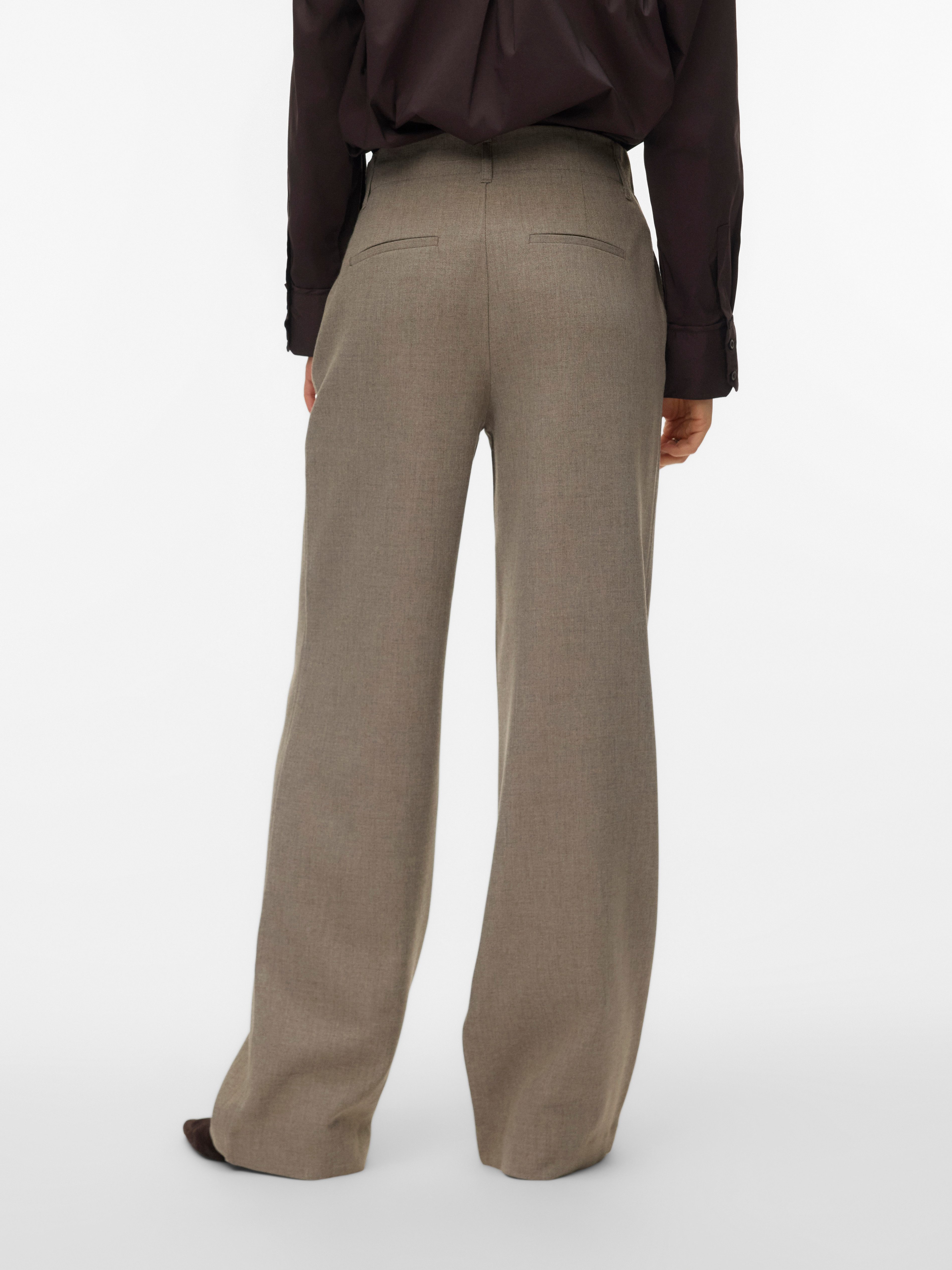 Vero Moda Anzughose VMBESTIE HW WIDE PANT NOOS Materialmix