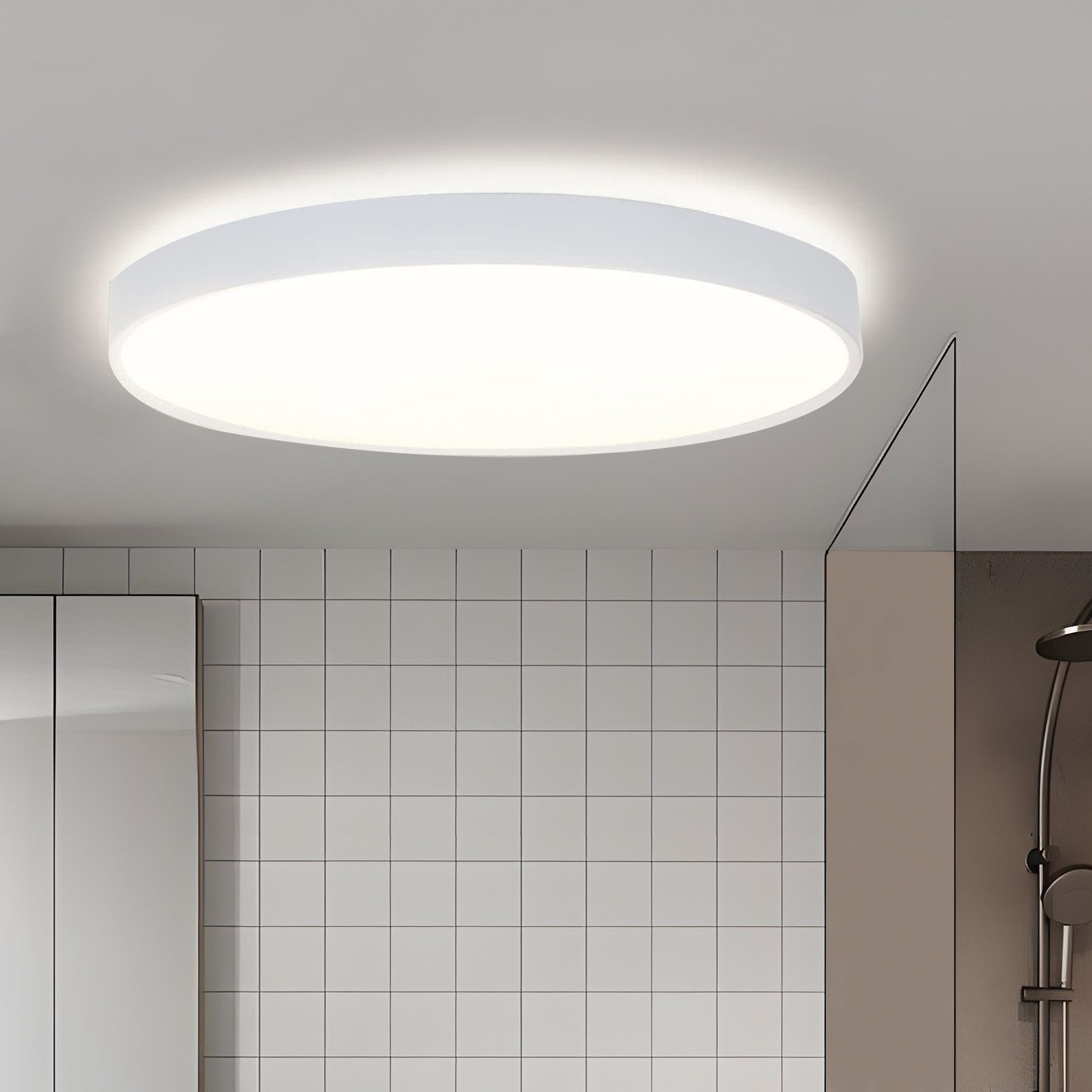 Nettlife LED Panel Deckenleuchte IP44 Staubdicht mückensicher 4000K, LED fe günstig online kaufen