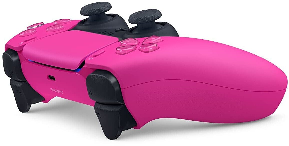 Playstation PS5 DualSense Wireless Controller Nova Pink + SA DualSense Wireless-Controller (inkl. 2x Stickabdeckung/Schutz (Farbe zufällig)