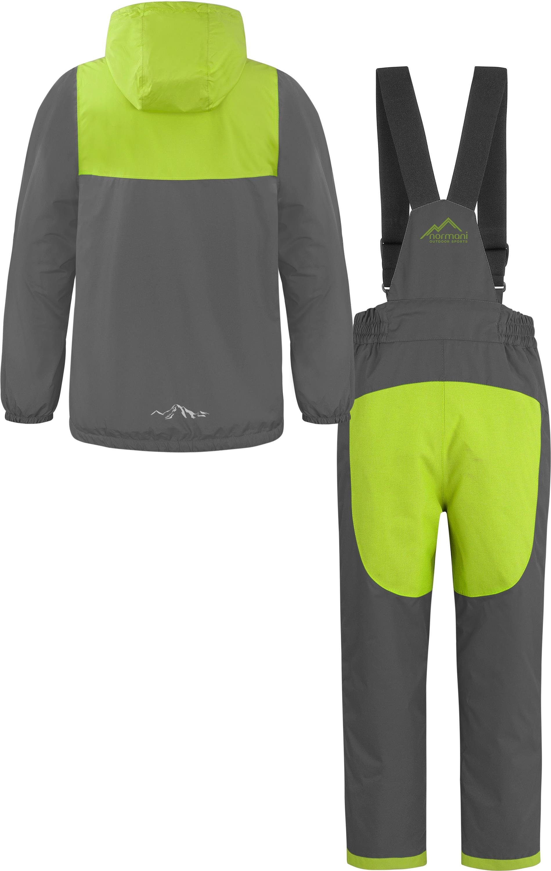 normani Winterjacke Kinder WinterSet Thermohose und Windbreaker Wasserdichte Ski Thermohose und Winterjacke Schneeanzug Ski Set – Bild 2 von 5