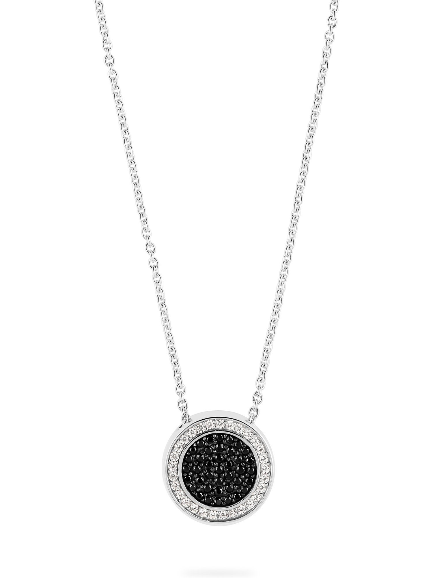 Damen-Kette 925er Silber JETTE 29 Zirkonia Silberkette JETTE