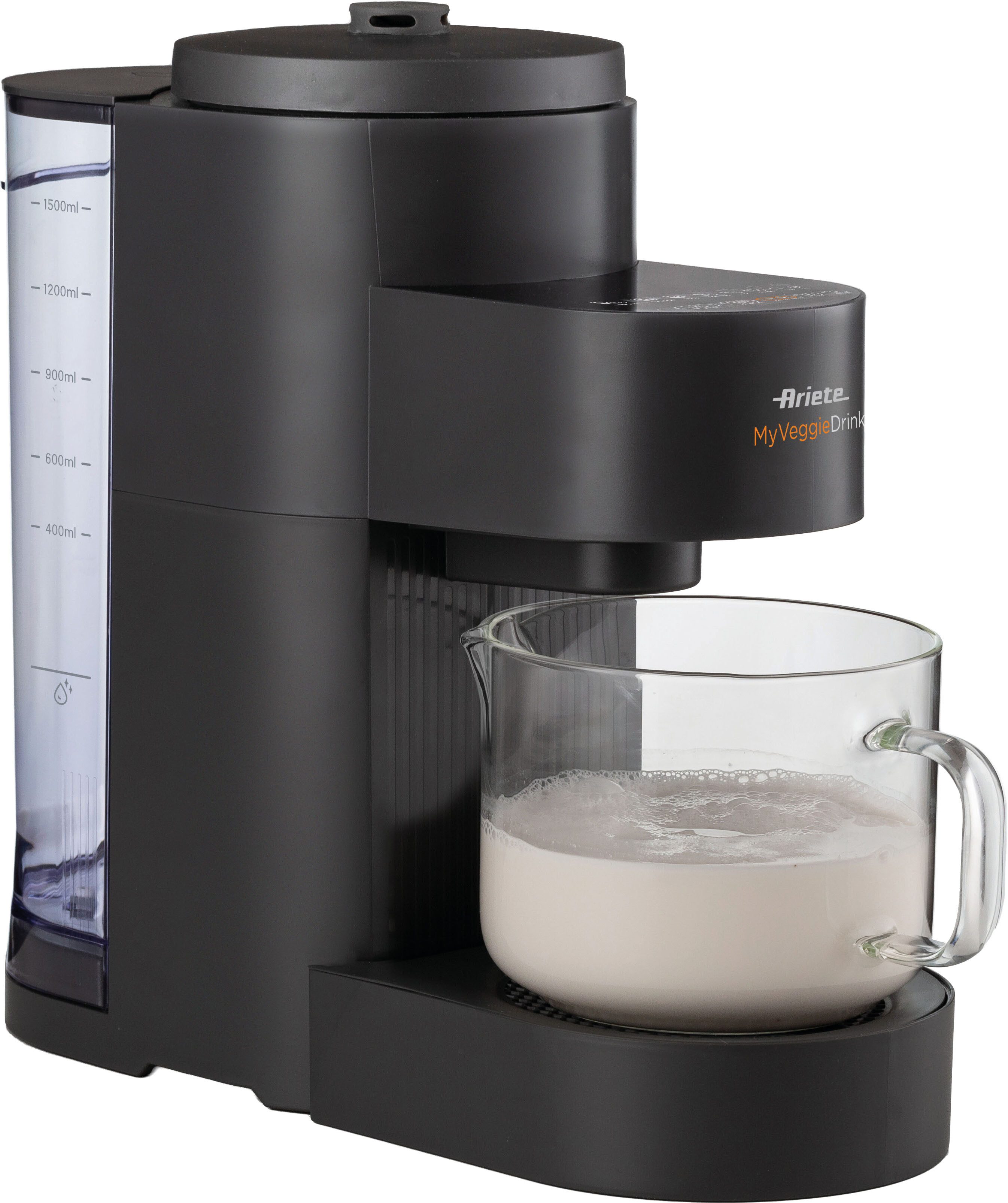 Ariete Entsafter My VeggieDrink, 1200 W, Pflanzenmilch-, Milchshake-Zubereiter und Entsafter in Einem, 1,5 L