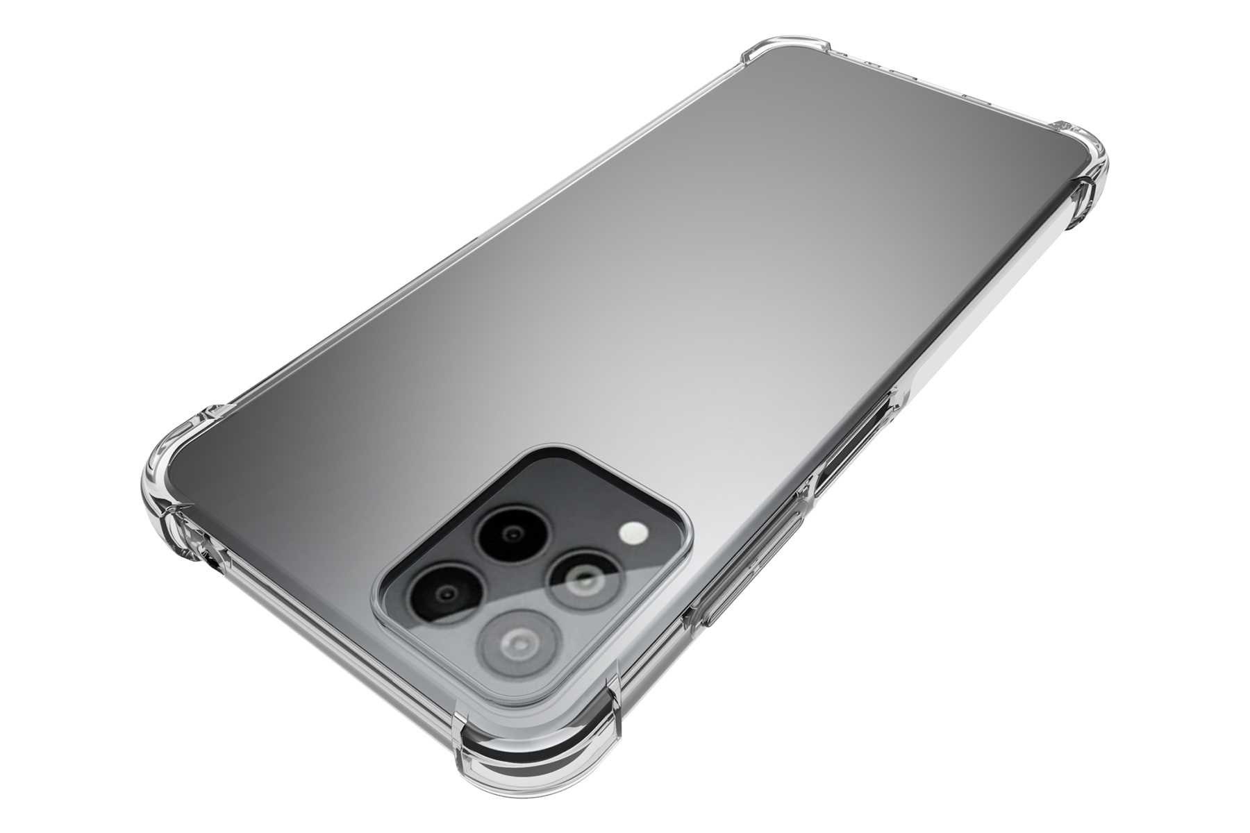 mtb more energy Smartphone-Hülle Clear Armor Case für Telekom T Phone Pro, T-Mobile Revvl 6 PRO 5G, Transparente TPU Schutzhülle Case Backcover mit Anti-Shock Verstärkung