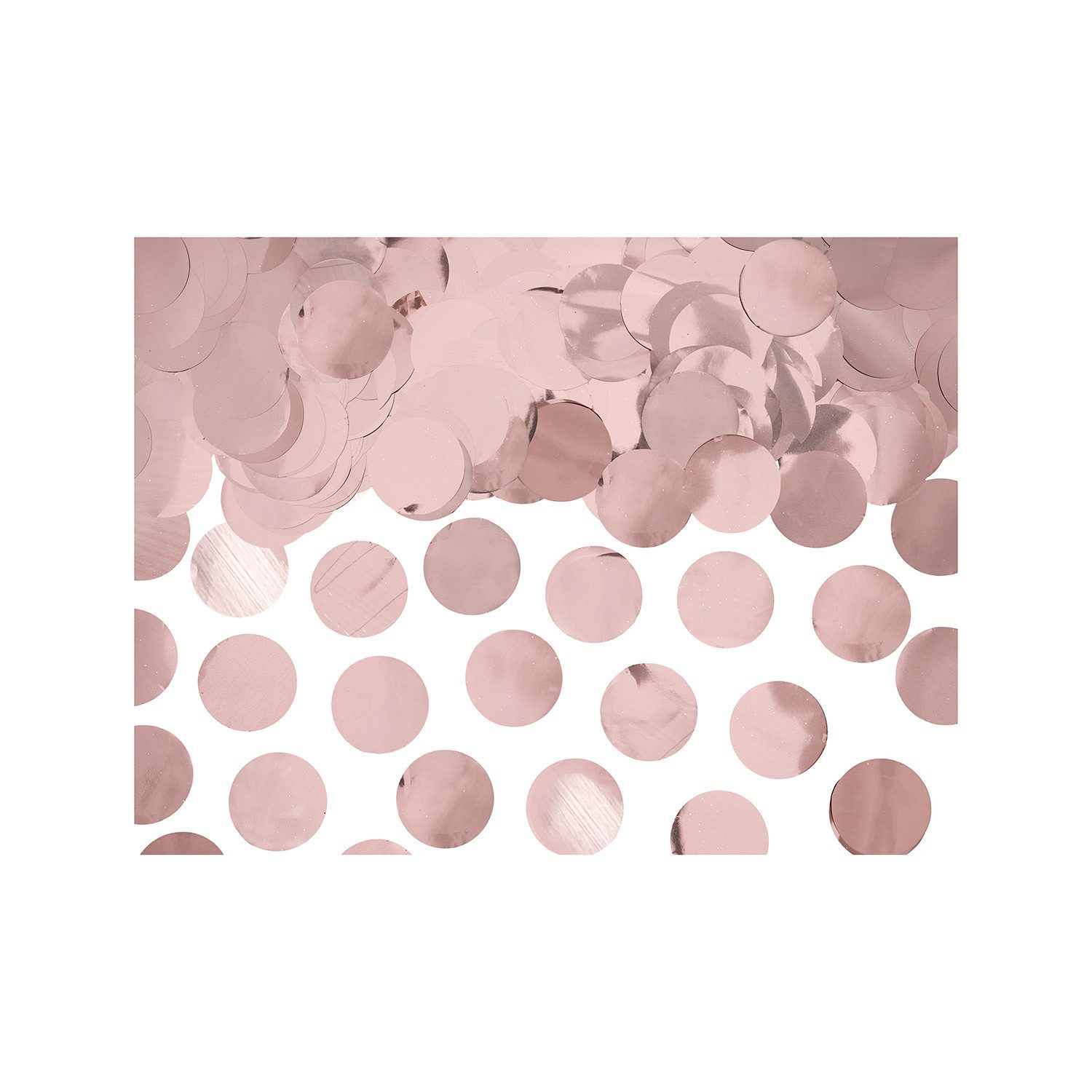 partydeco Konfetti Konfetti Kreise Rosegold 15g