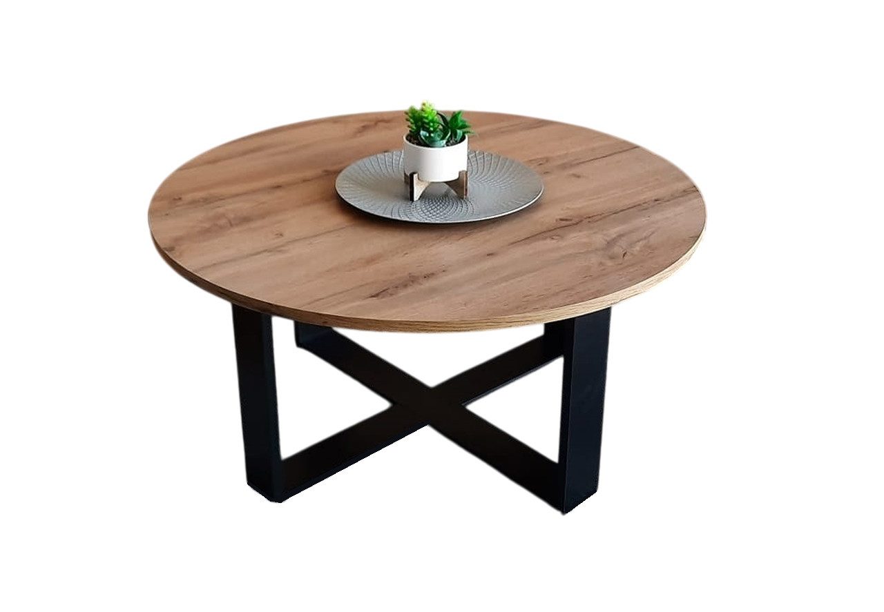 designimpex Couchtisch Design DA-333 rund Wohnzimmertisch günstig online kaufen