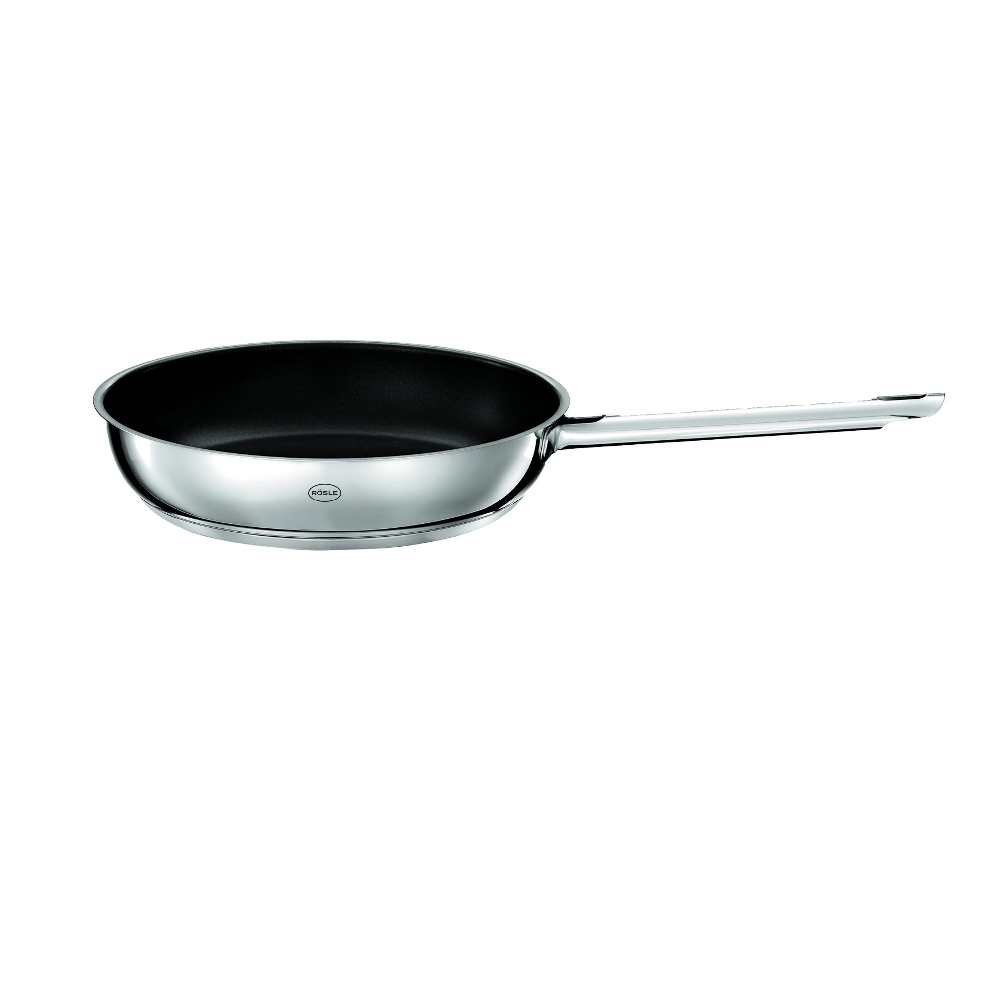 RÖSLE Bratpfanne PUREELEMENTS Keramik ProCeraPlus, Edelstahl 18/10 (1-tlg)