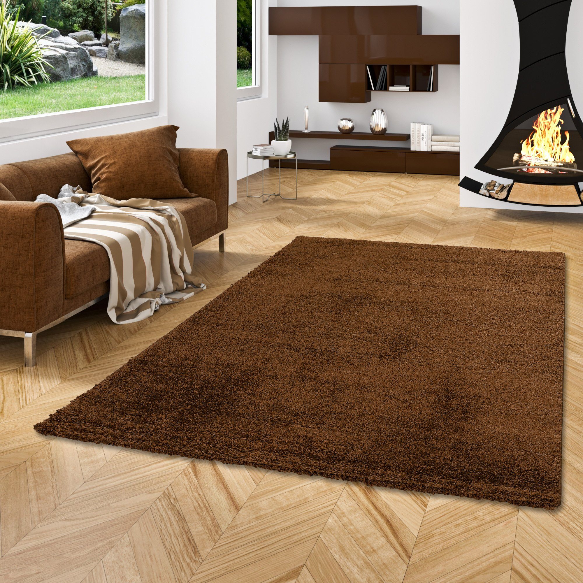 Pergamon Hochflor-Teppich Hochflor Langflor Teppich Aloha, günstig online kaufen