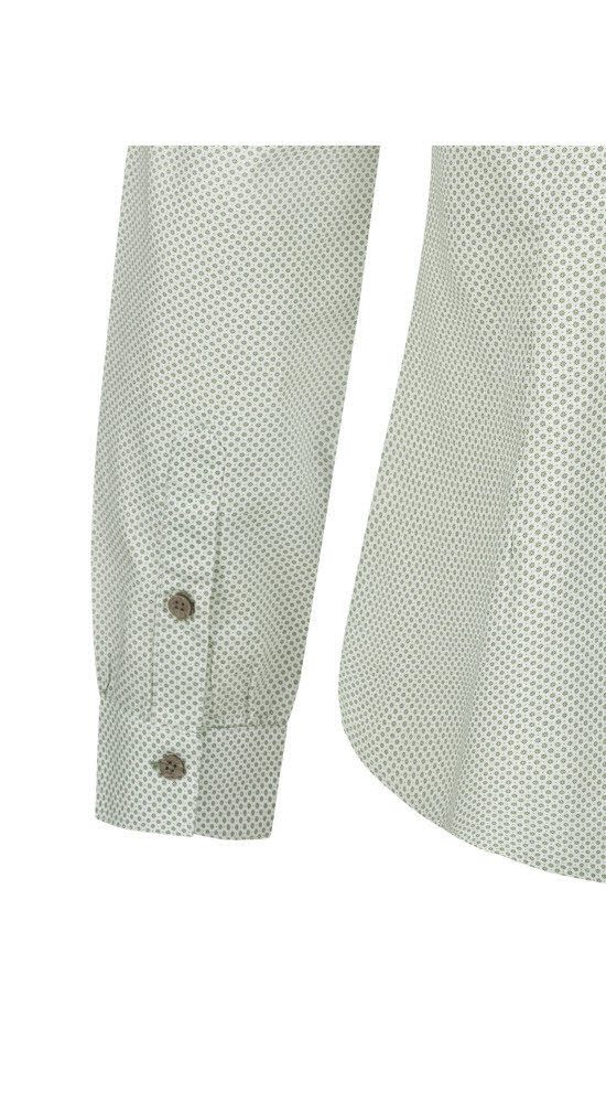 Nübler Dirndlbluse Trachtenbluse Langarm Anita in Grün von Nübler