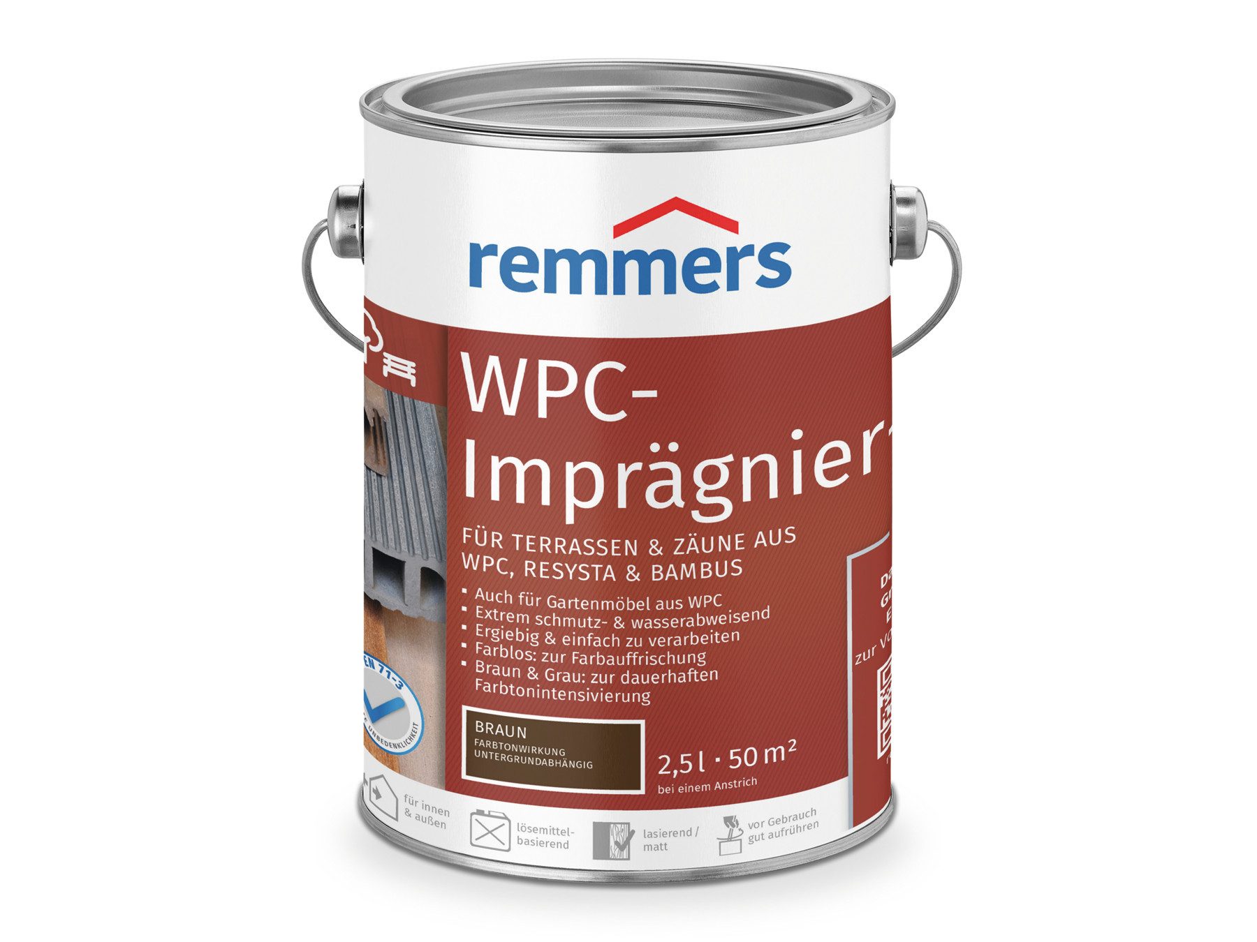 Remmers Holzöl WPC-Imprägnier-Öl braun 2,5 Liter