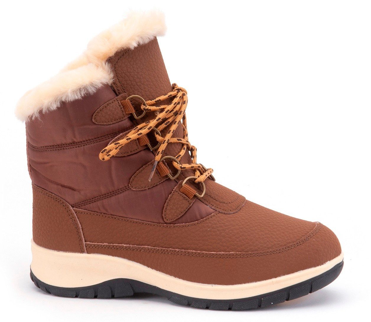 WARMBAT Winterschuhe Abbott - Leder, Schafffell Innenfutter, wasserabweisend Winterstiefel