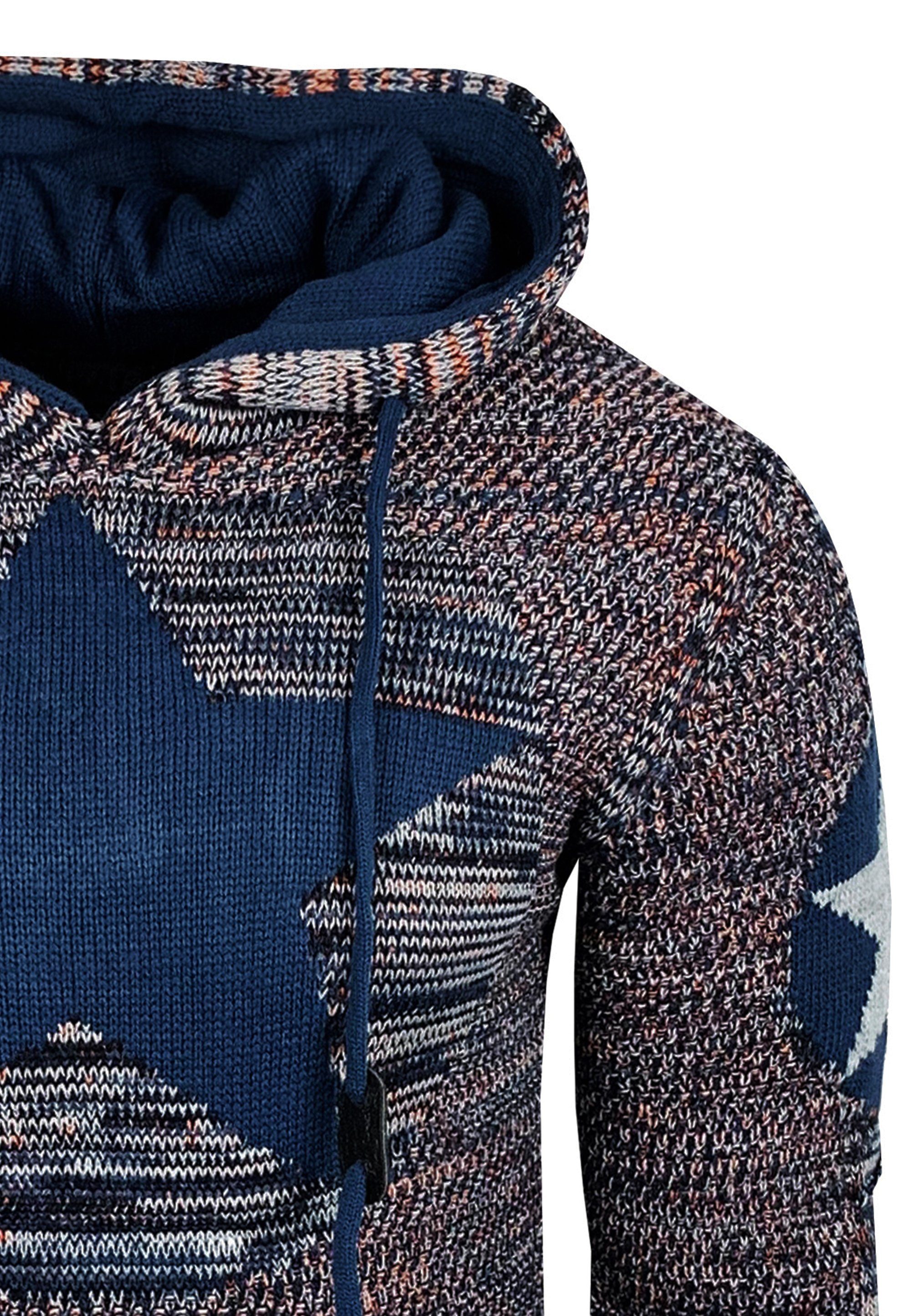 Rusty blau-grau mit Neal Kapuzensweatshirt großem Stern-Design