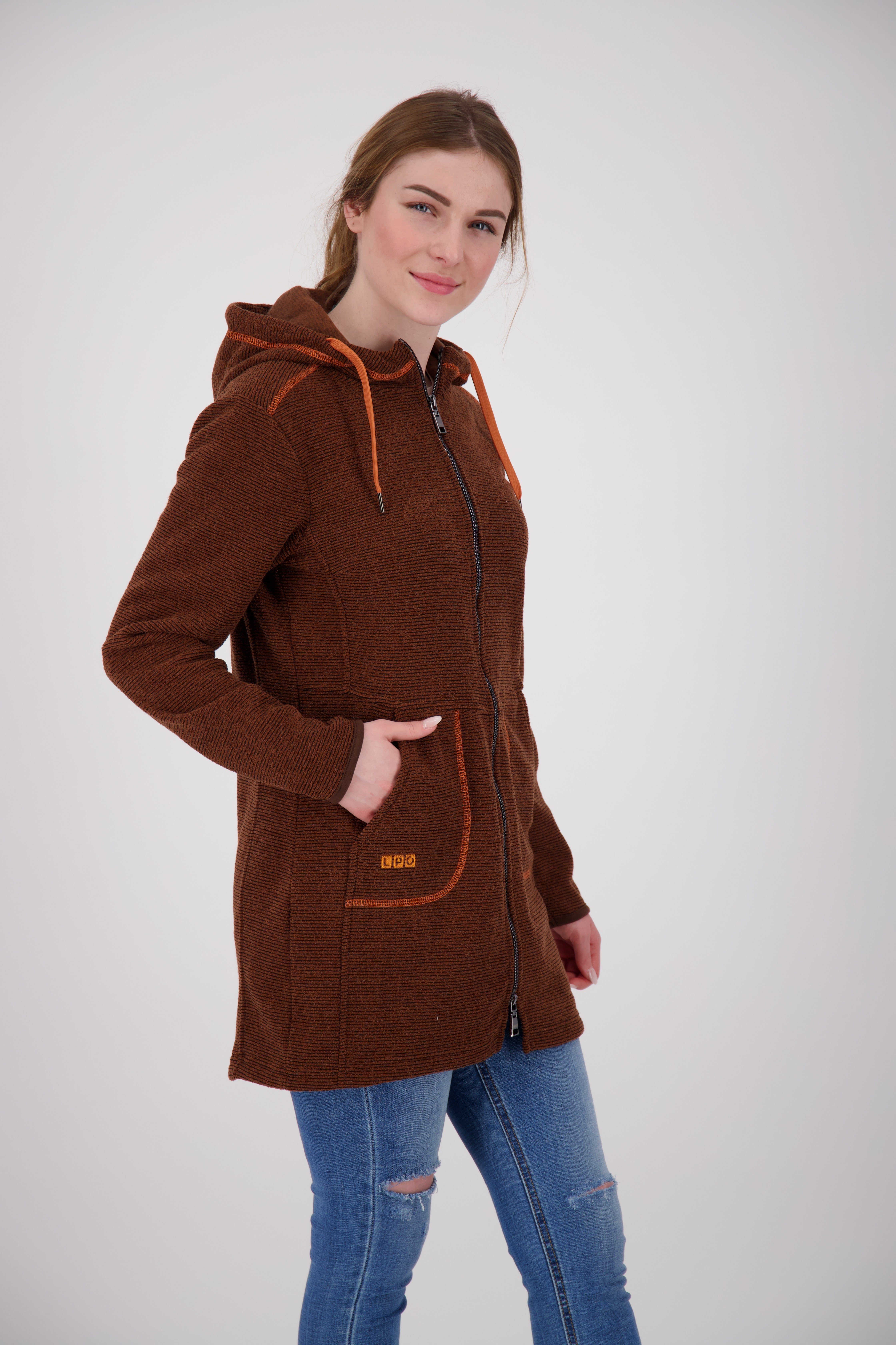 DEPROC Active Strickmantel KENNEWICK II CS LONG mit Kapuze günstig online kaufen