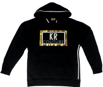 KR-Industries Hoodie Hoodie KR Glam Designerpullover, exklusiver Style, Glitzersteine, Oversize