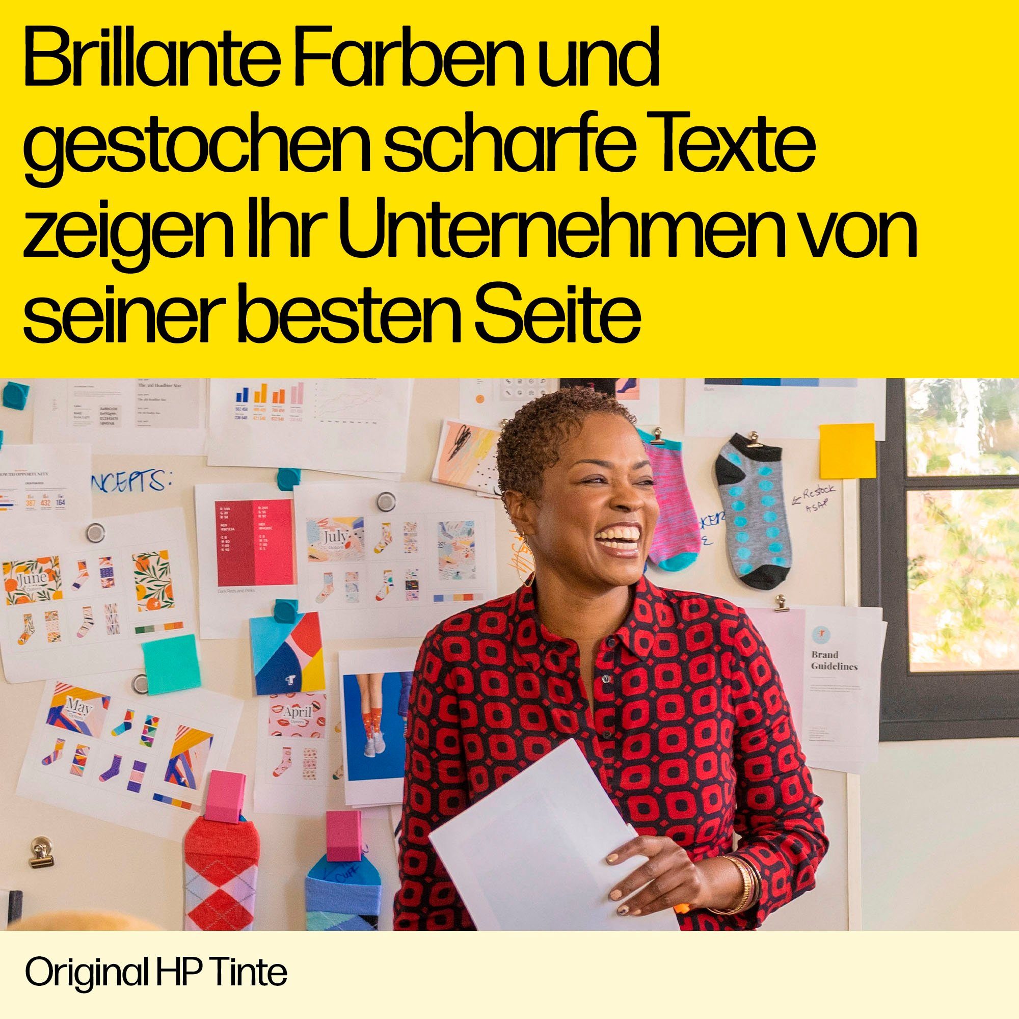 HP HP original Druckertinte 912 4er-Pack Tintenpatrone (Packung, Instant Ink, yellow/magenta/cyan/schwarz)