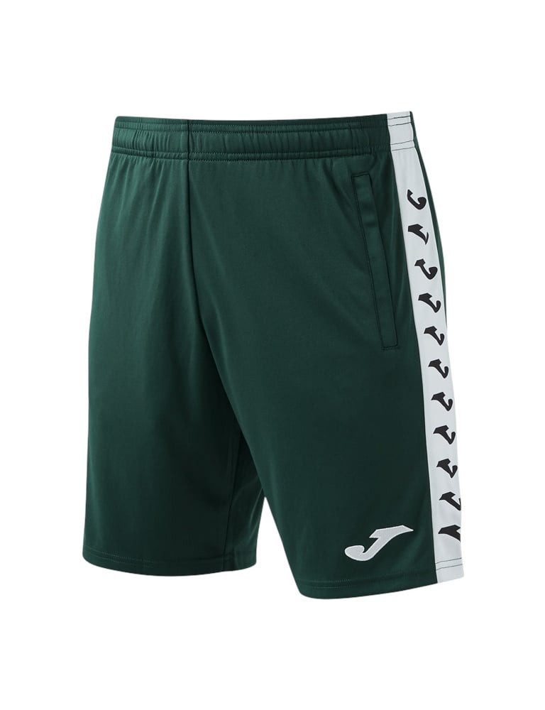 Joma Trainingshose Bermuda Heroic (100% Polyester, mit Seitentaschen) kurz dunkelgrün