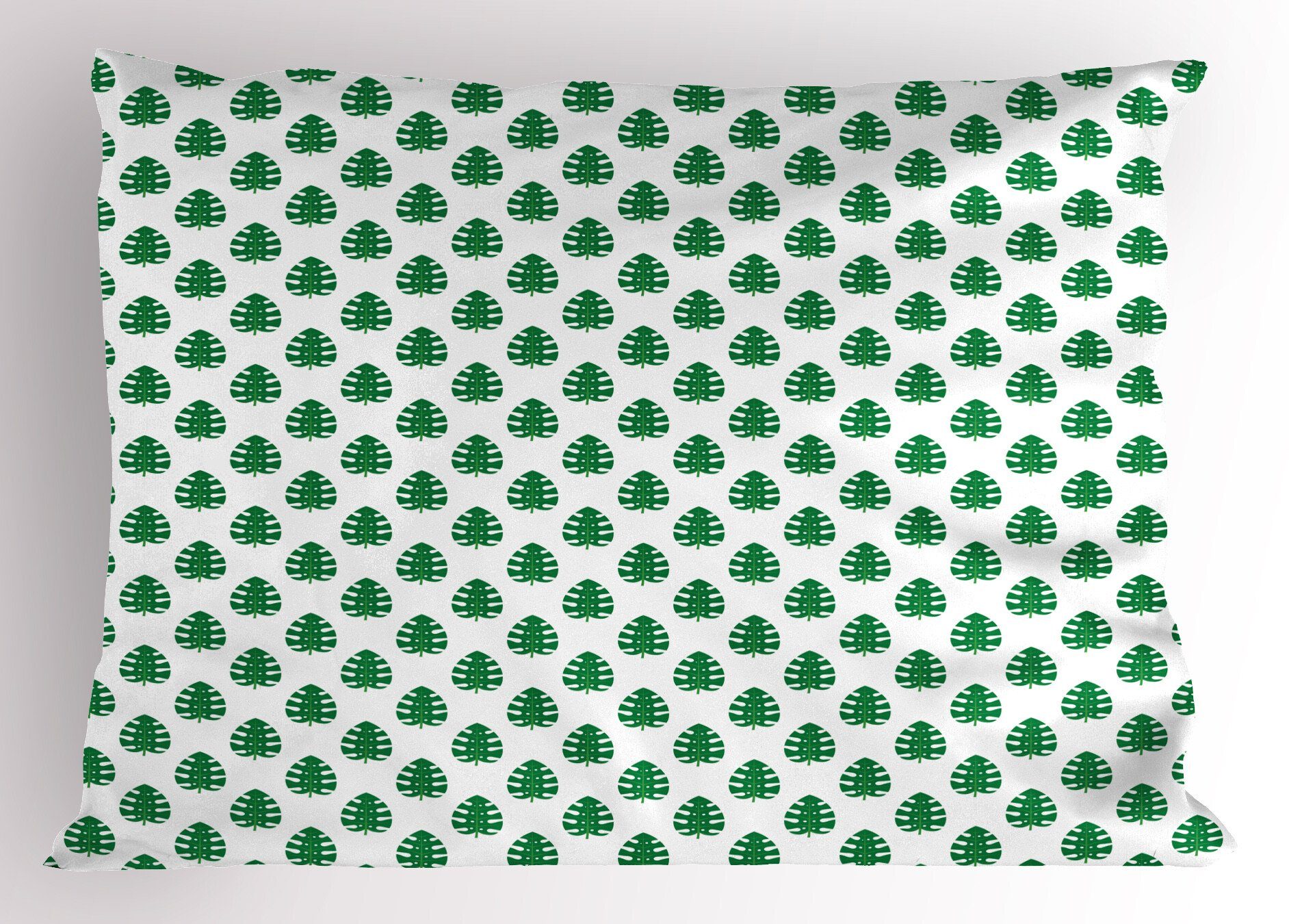 Kissenbezüge Dekorativer Stück), (1 Size Philodendron Abakuhaus monochrome Kopfkissenbezug, Gedruckter Monstera Standard