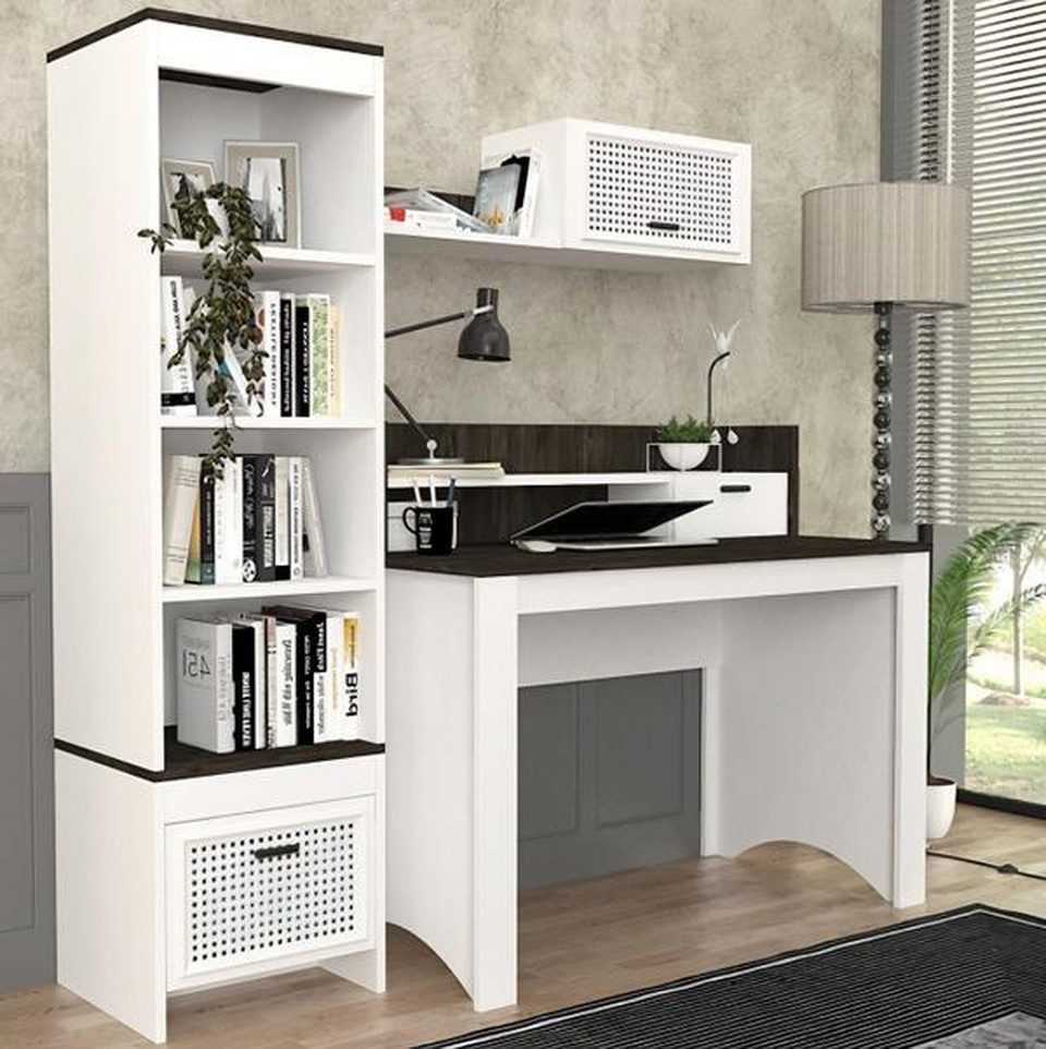 Xlmoebel Kinderschreibtisch Komfortabler Schreibtisch für das moderne Jugendzimmer in Weiß, Made in Europa
