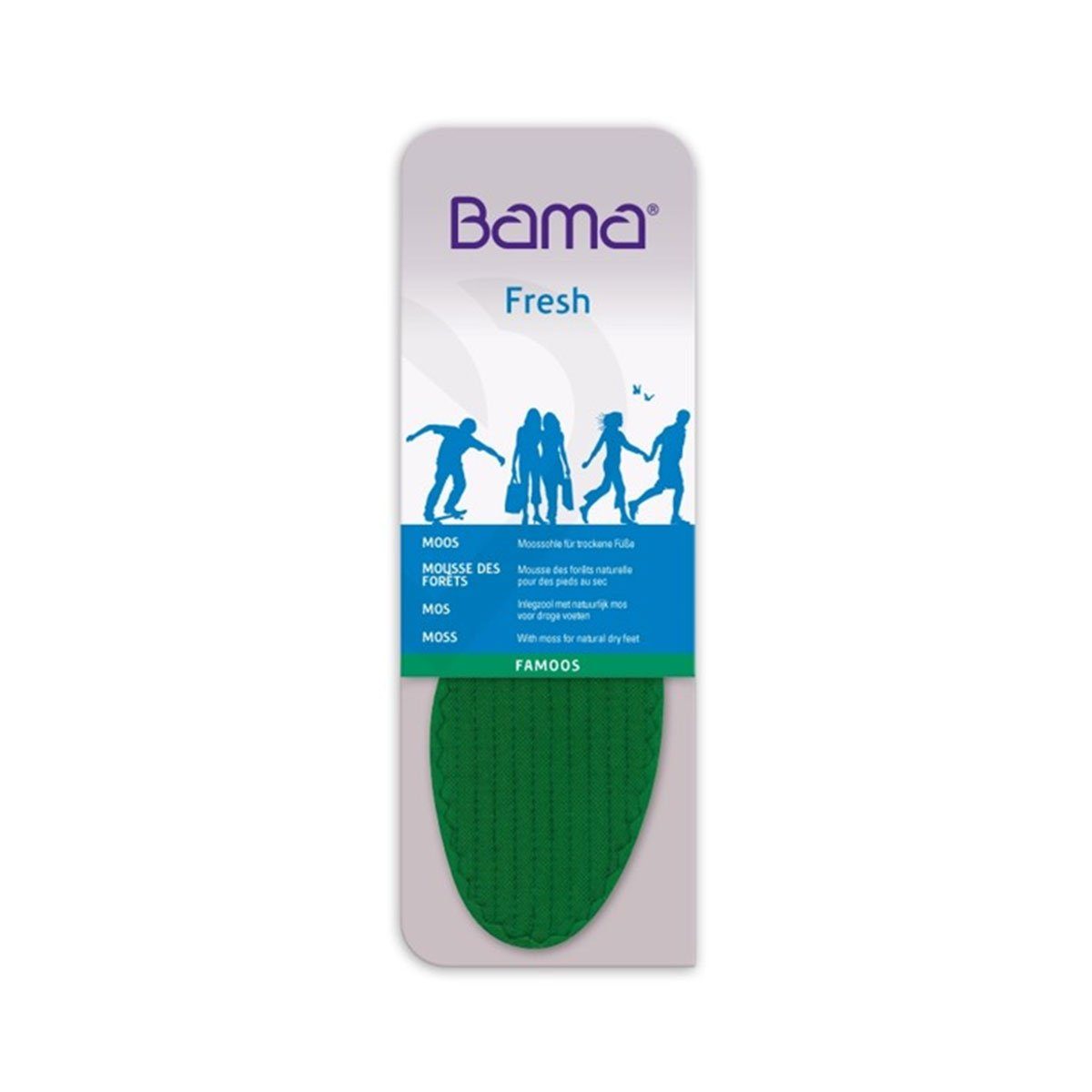 BAMA Group Einlegesohlen Bama Famoos Frischeduft für Einlegesohle Füße Moossohle trockene