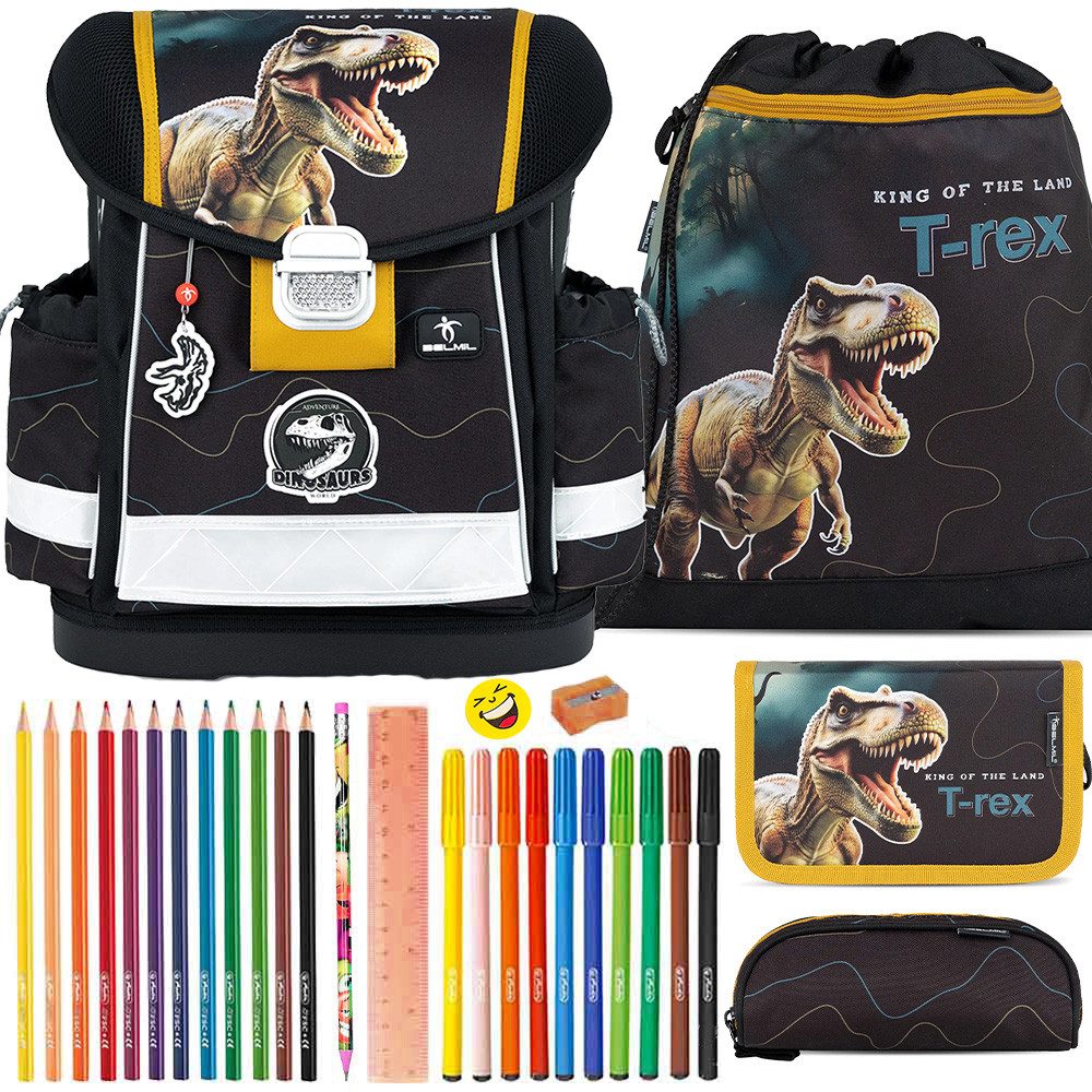Belmil Schulranzen Set Classy 10-teilig 2026 Jungen Roar Storm