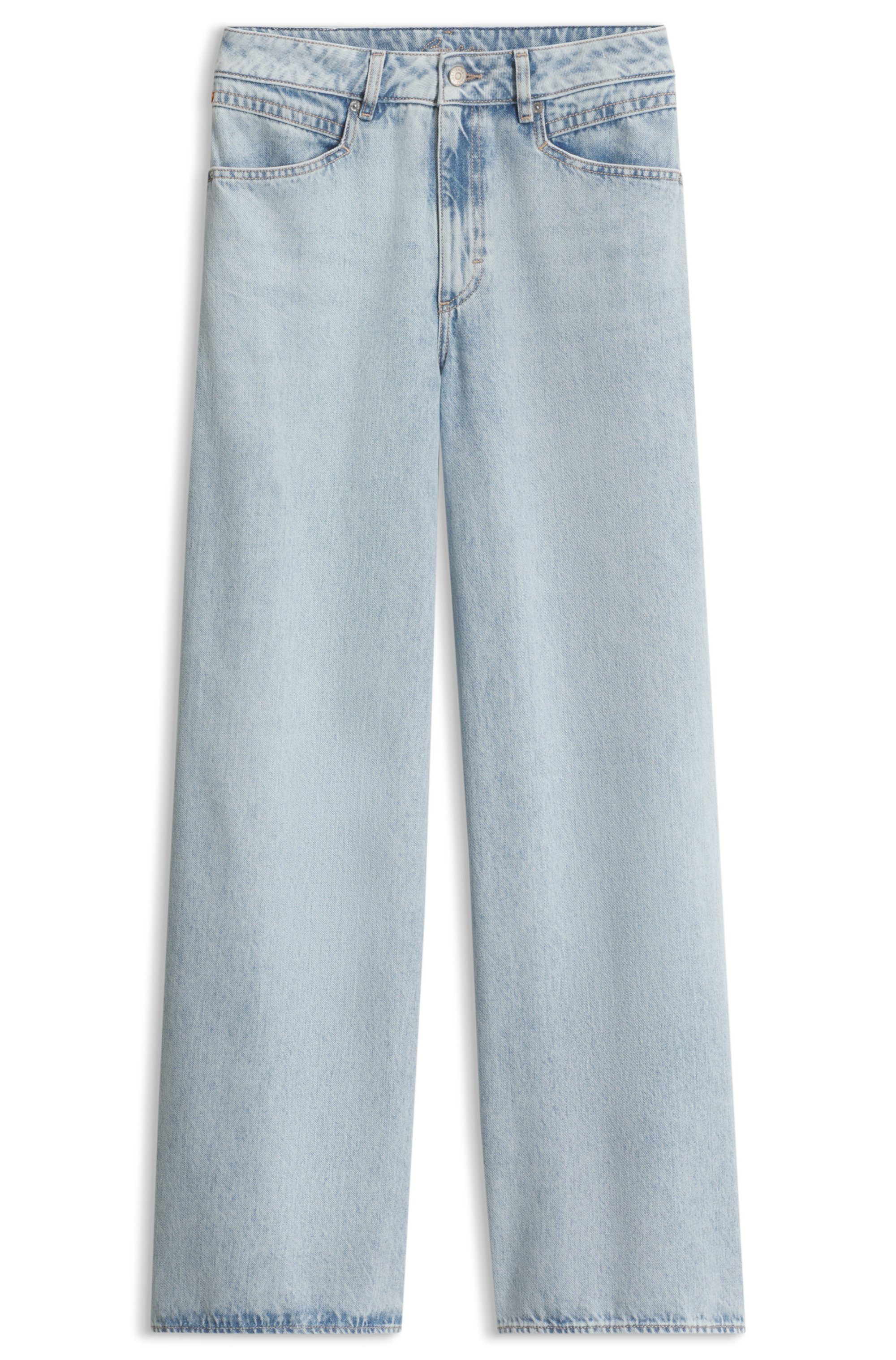 BOSS ORANGE Loose-fit-Jeans EMMA MR 1.0 Premium Damenmode Baumwollmix mit Viskose, Slouchy Fit