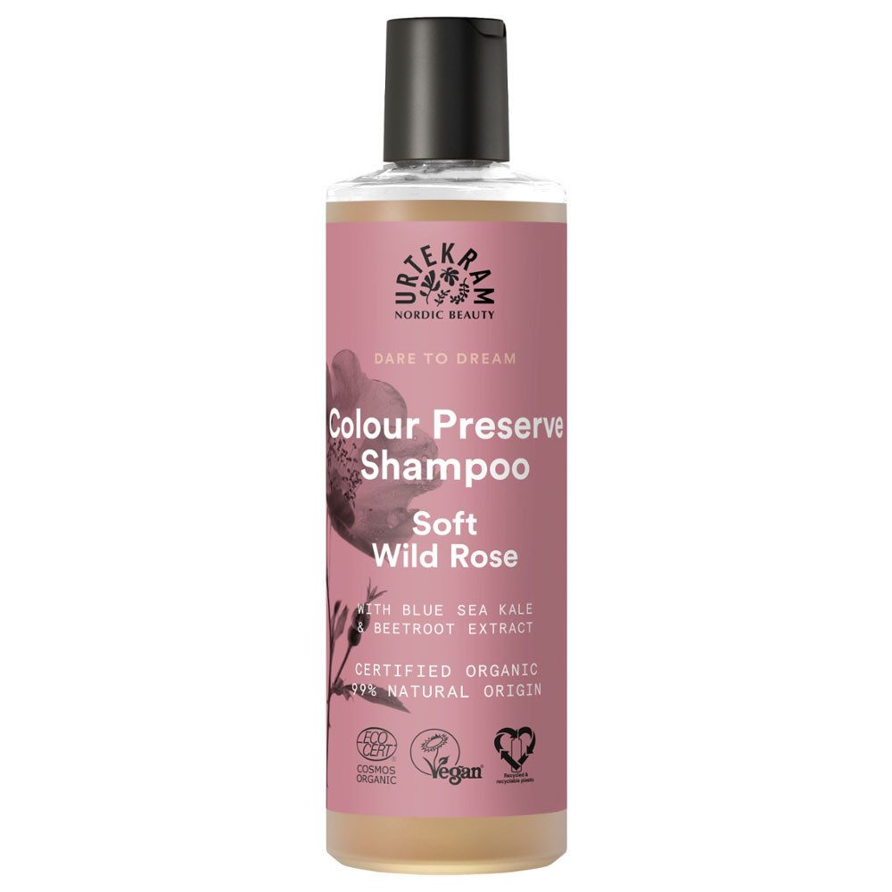 Urtekram Haarshampoo Wild Rose, 250 ml