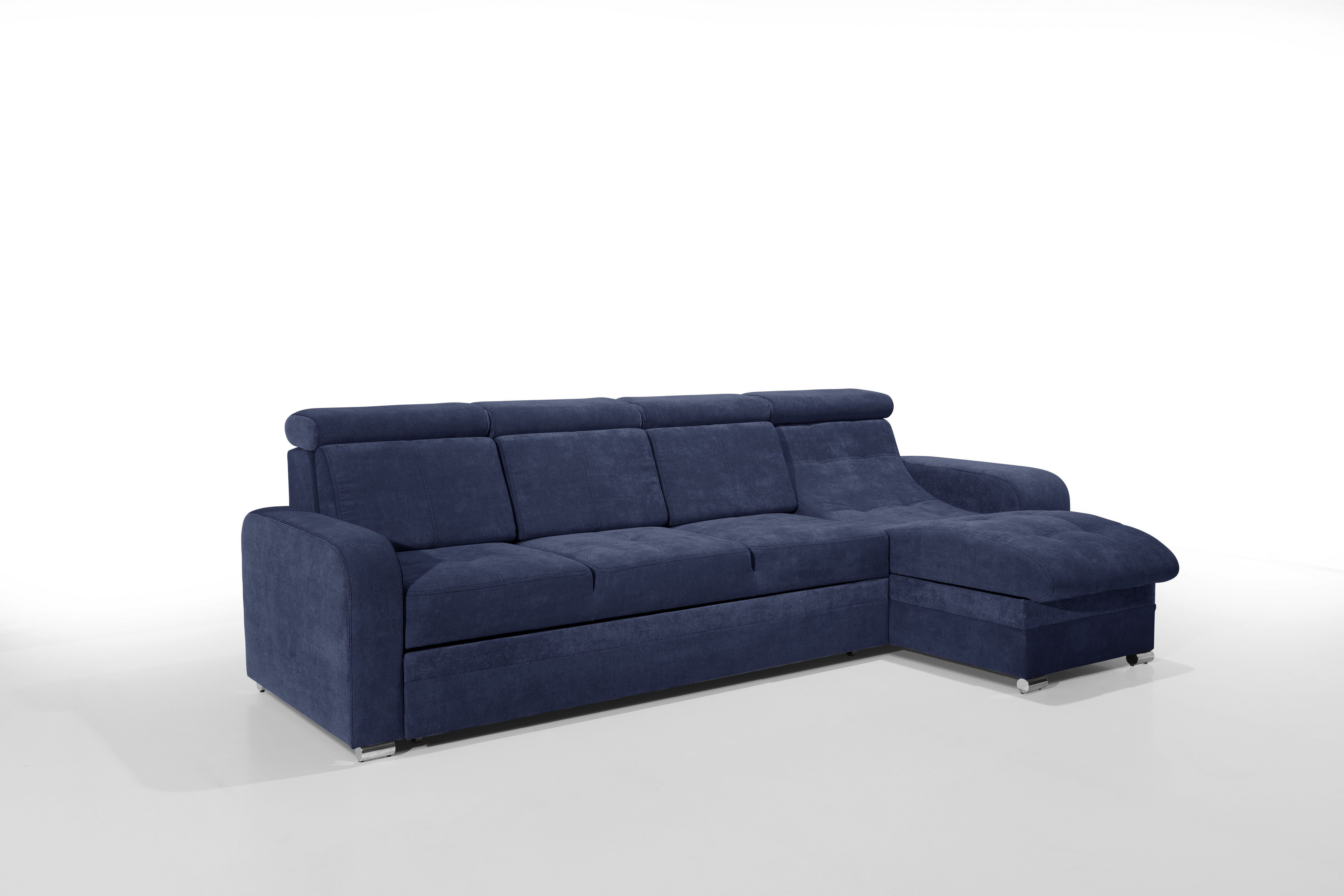 robin Ecksofa Bristol Schlafcouch Schlaffunktion Verstellbare Kopfstützen