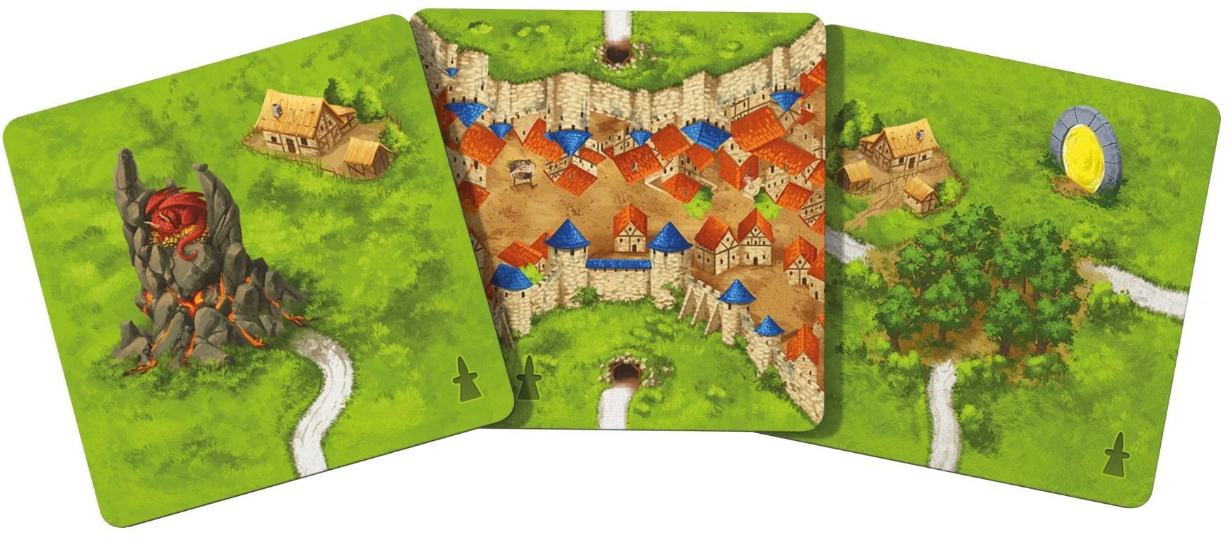 Hans im Glück Spiel Carcassonne 3. Erweiterung Drache & Fee HIGD0133