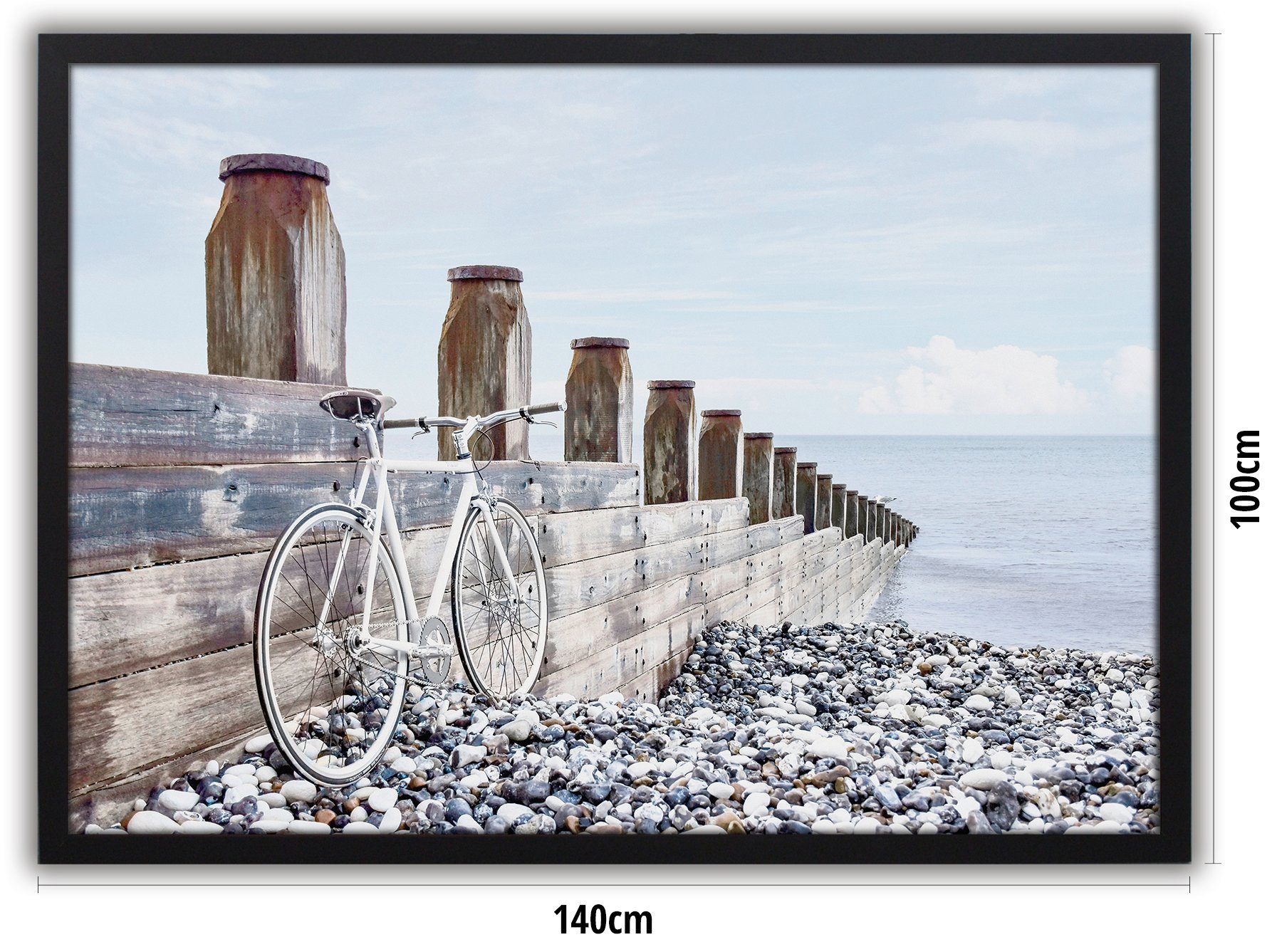 Close Up Bilderrahmen XXL Posterrahmen 100 x 140 cm schwarz günstig online kaufen