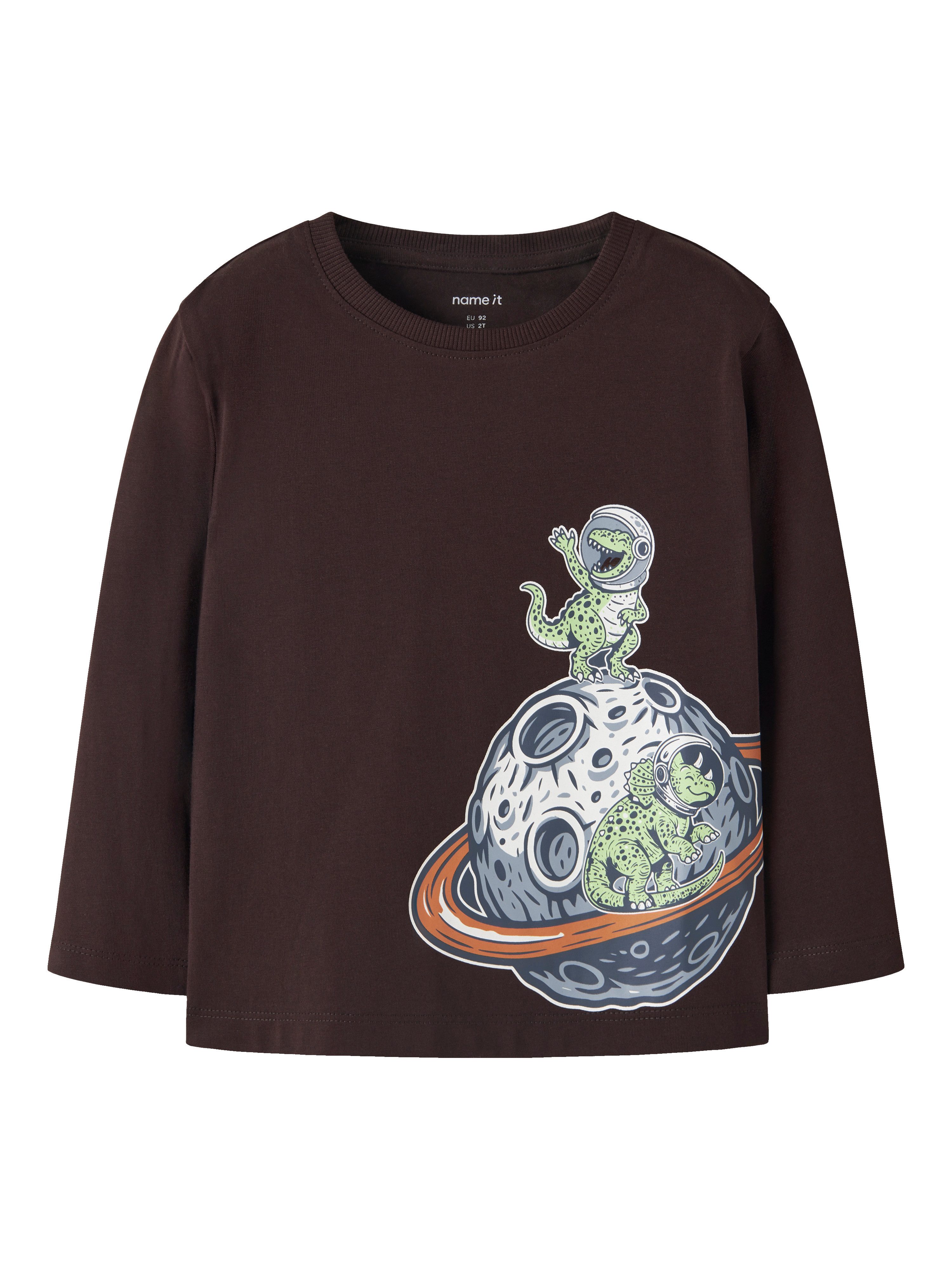 Name It Langarmshirt NMMVICTOR LS NREG TOP Baumwolle, regular fit