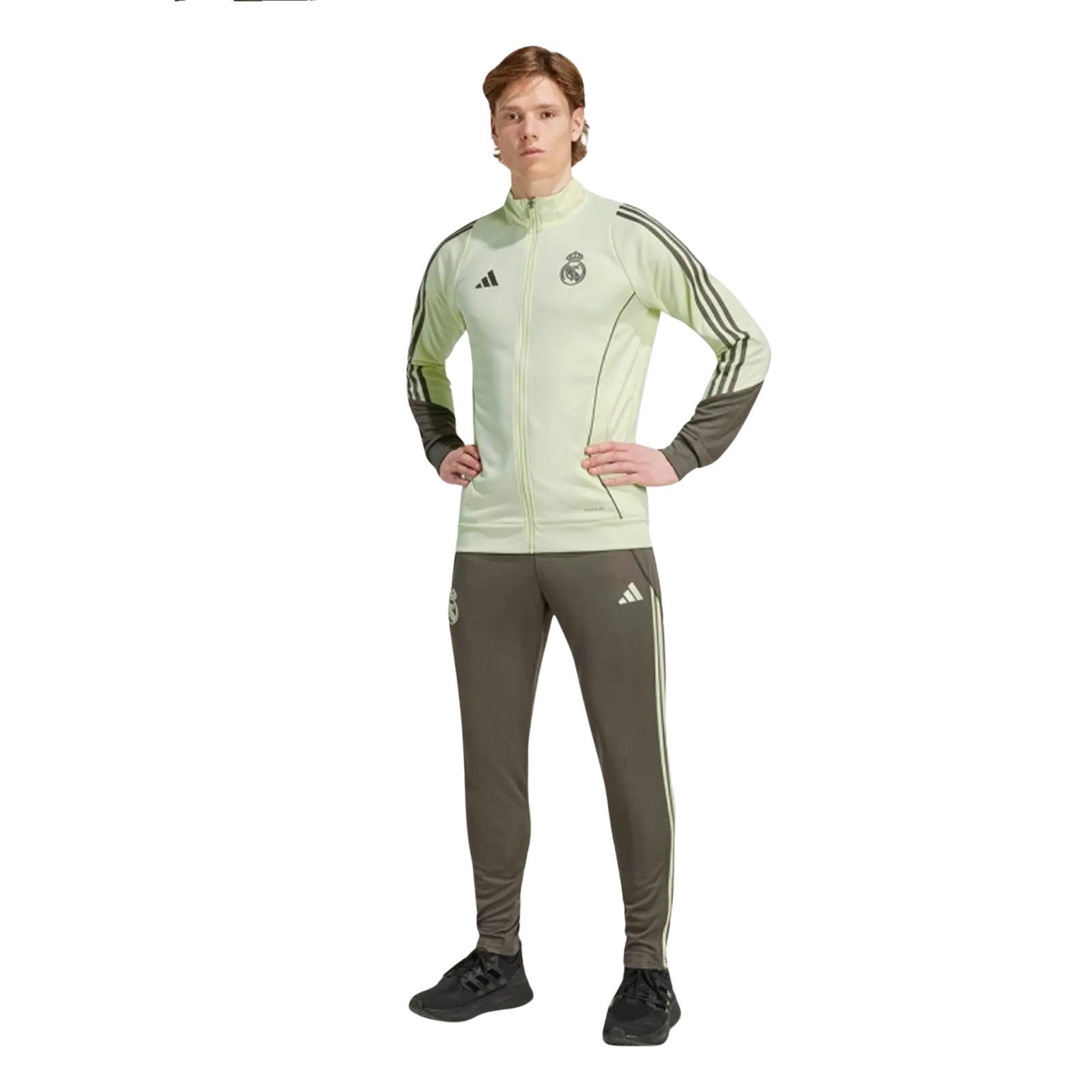 adidas Sportswear Trainingsanzug Real Madrid Trainingsanzug Tiro25 25/26 Lime/Grey
