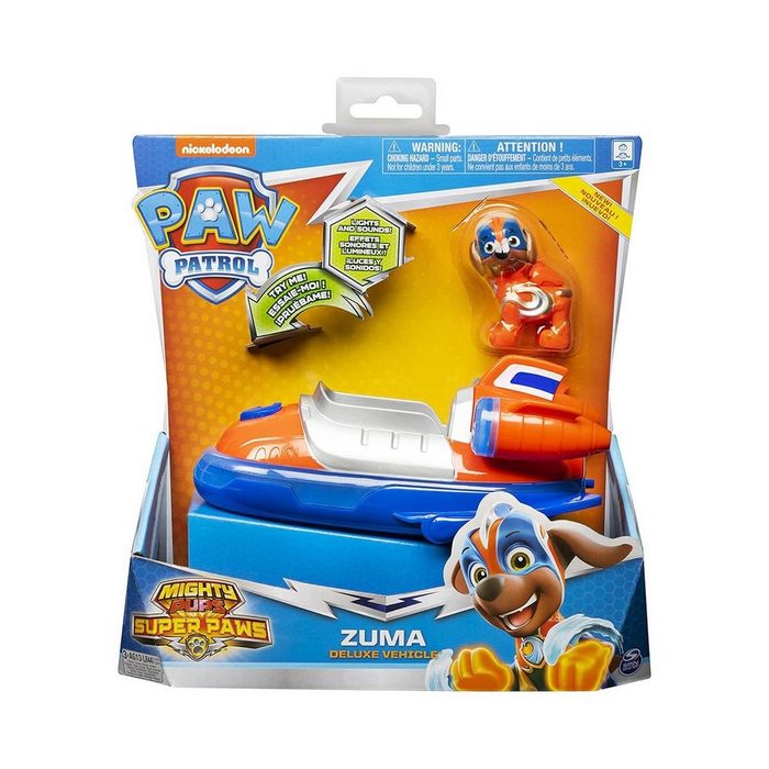 Spin Master Spielzeug-Boot Spin Master 6054651 (20119881) - Paw Patrol - Mighty Pups Super Paws - Luftkissenboot mit Zuma
