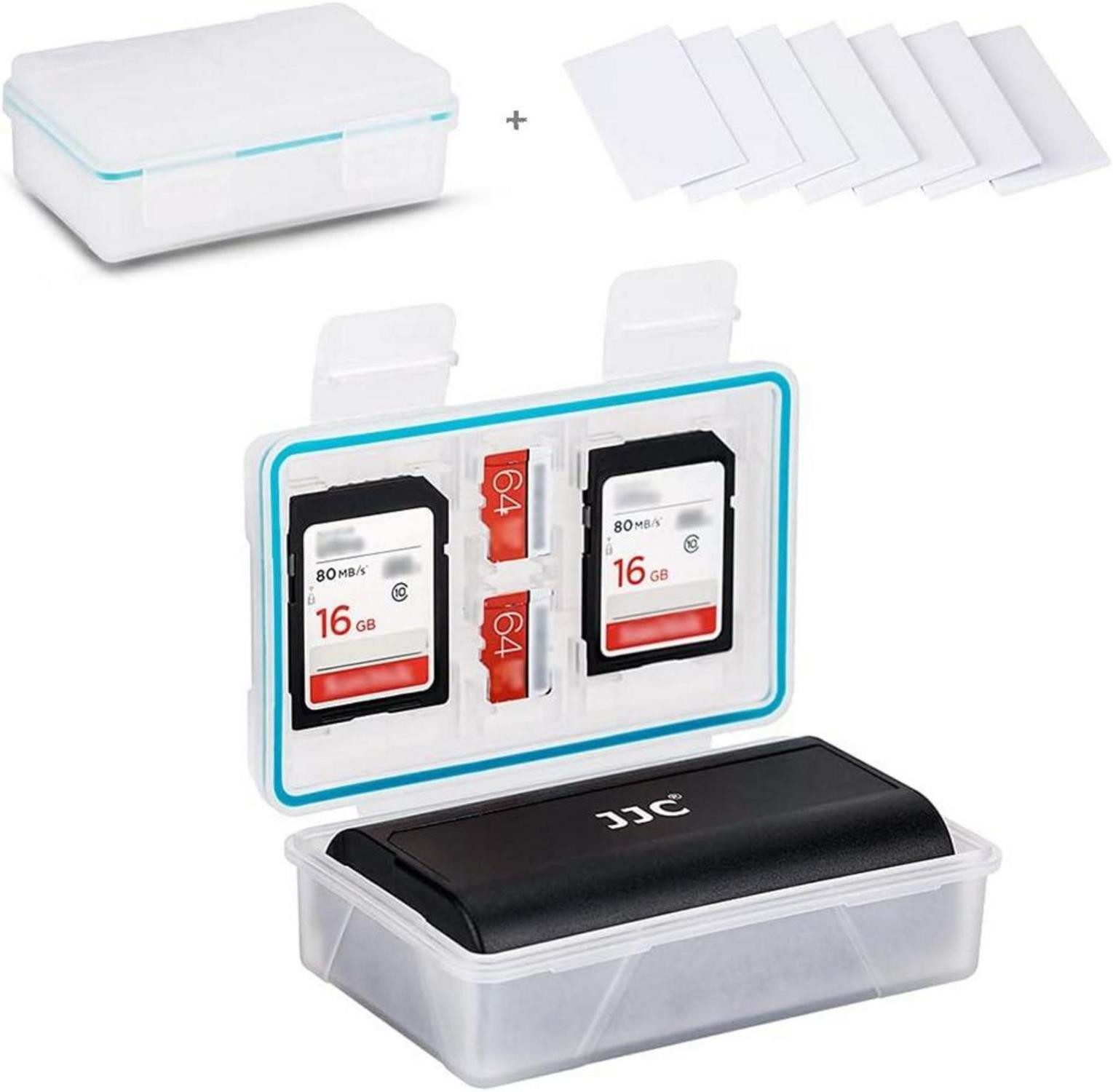 LuxusKollektion Akku-Schutzhülle Batteriebox Halterung Akku SD Karten Schutzbox Kamera Zubehör