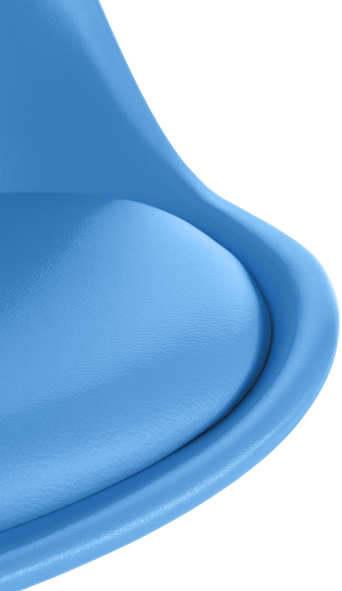 CLP Esszimmerstuhl hellblau aus Sofia Kunststoff Esszimmerstuhl Kunststoff