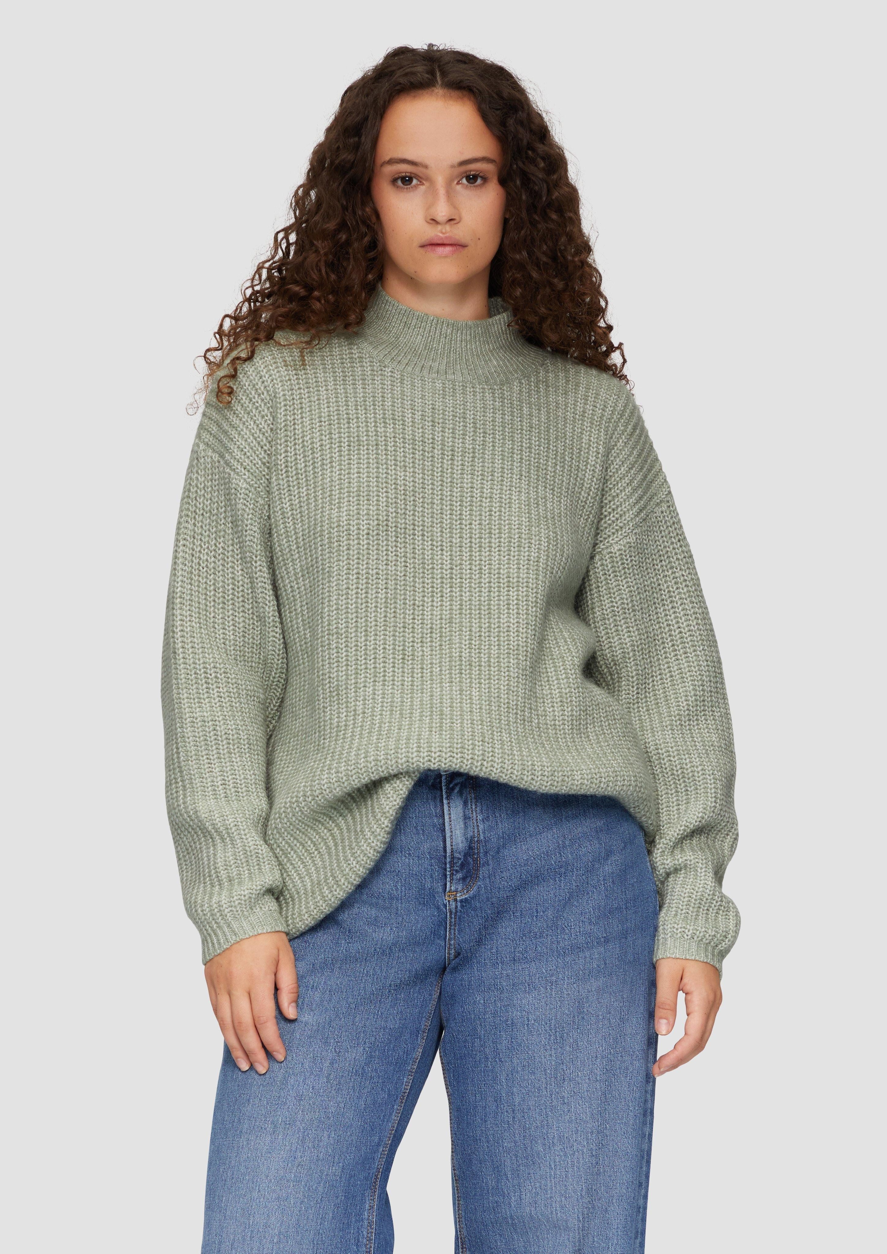 Strickpullover Weicher Strickpullover mit Rippstruktur