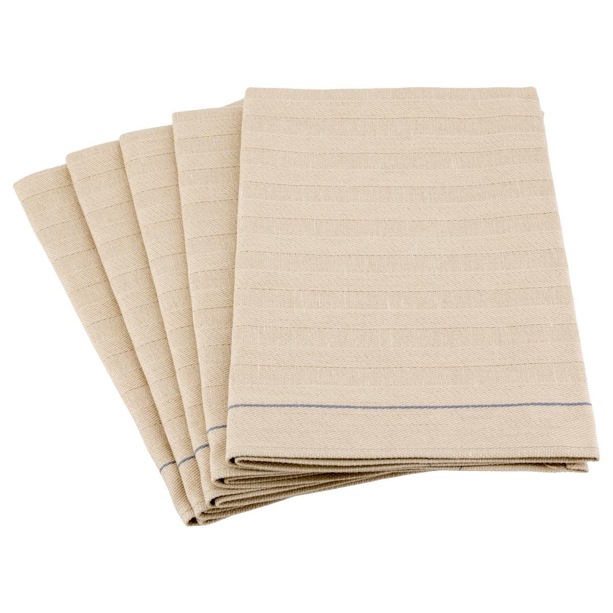 ROSS Geschirrtuch Premium, (Spar-Set, 5-tlg), 5 X Geschirrtuch im Set - Saugstark