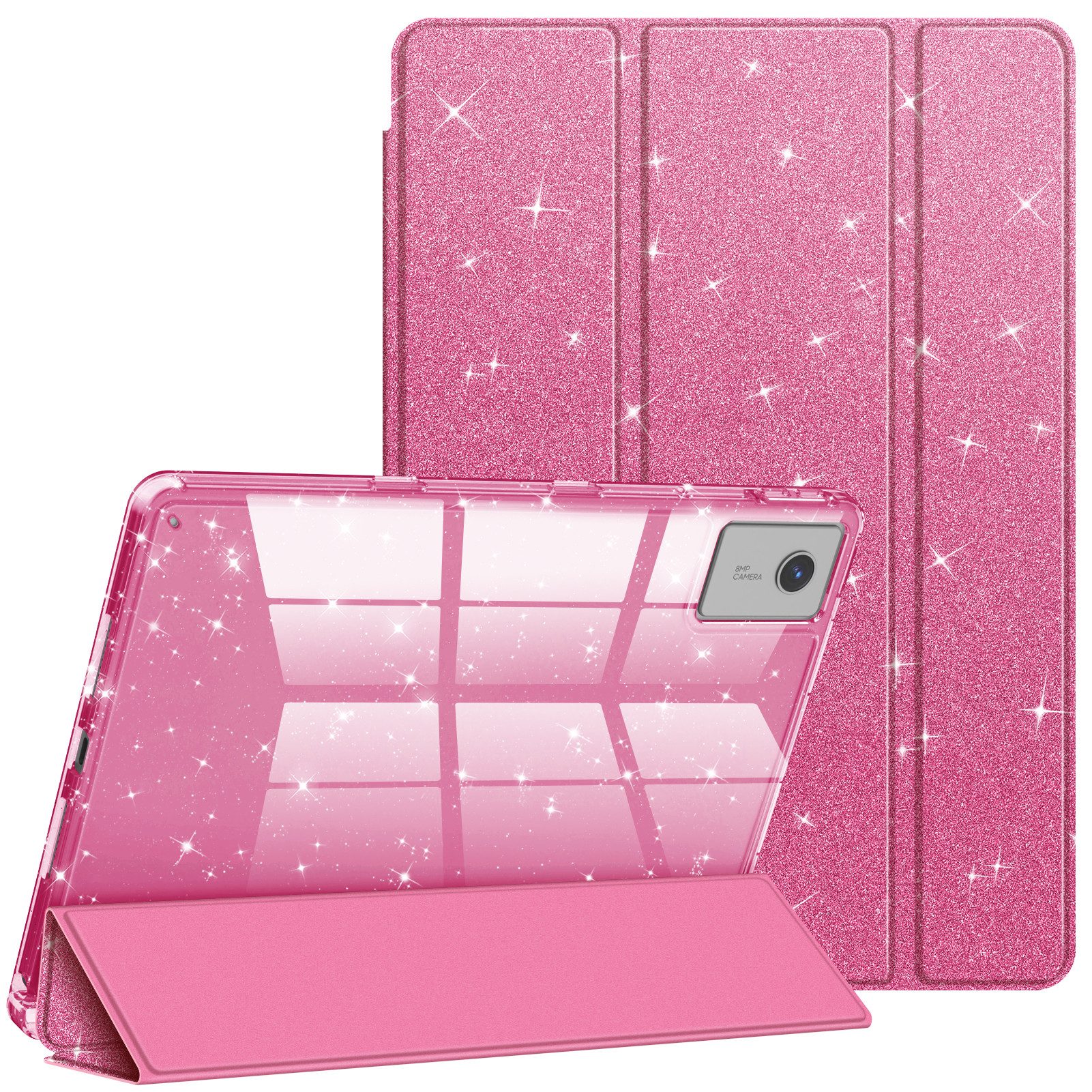 Fintie Tablet-Hülle für Lenovo Idea Tab 11 Zoll 2025 (TB-336ZU/ TB-336FU)-Ultradünn Case, Schutzhülle mit Translucent Rückseite Cover mit Auto Schlaf/Wach