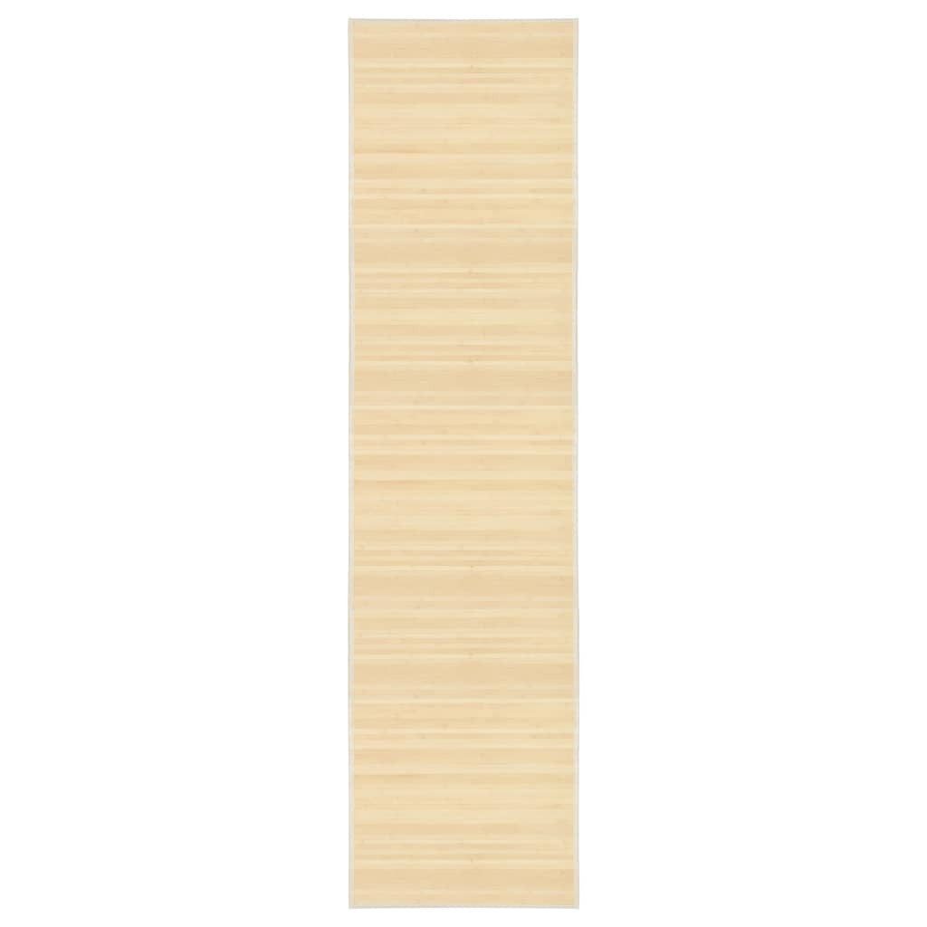 Teppich Teppich Bambus 80x300 cm Natur