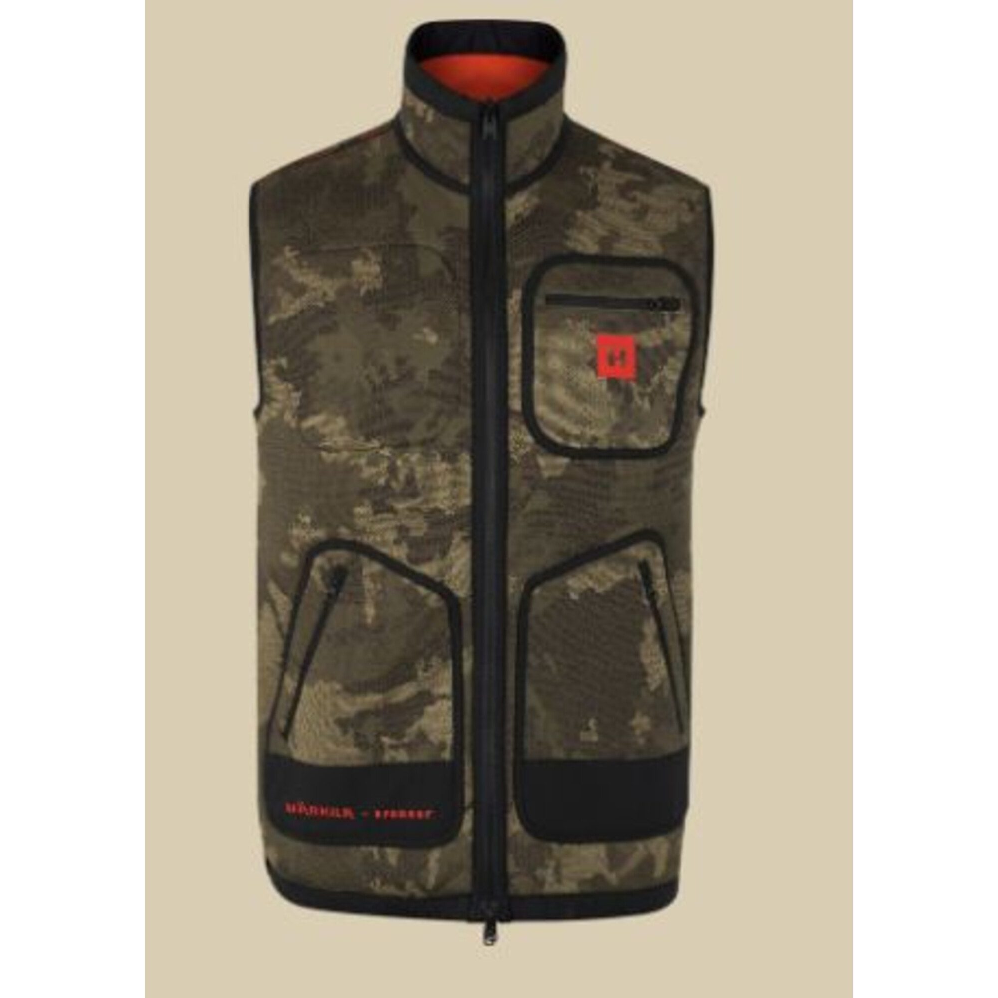 Trekkingrucksack Härkila Kamko Pro Edition Reversible hi-vis Weste Gr. M