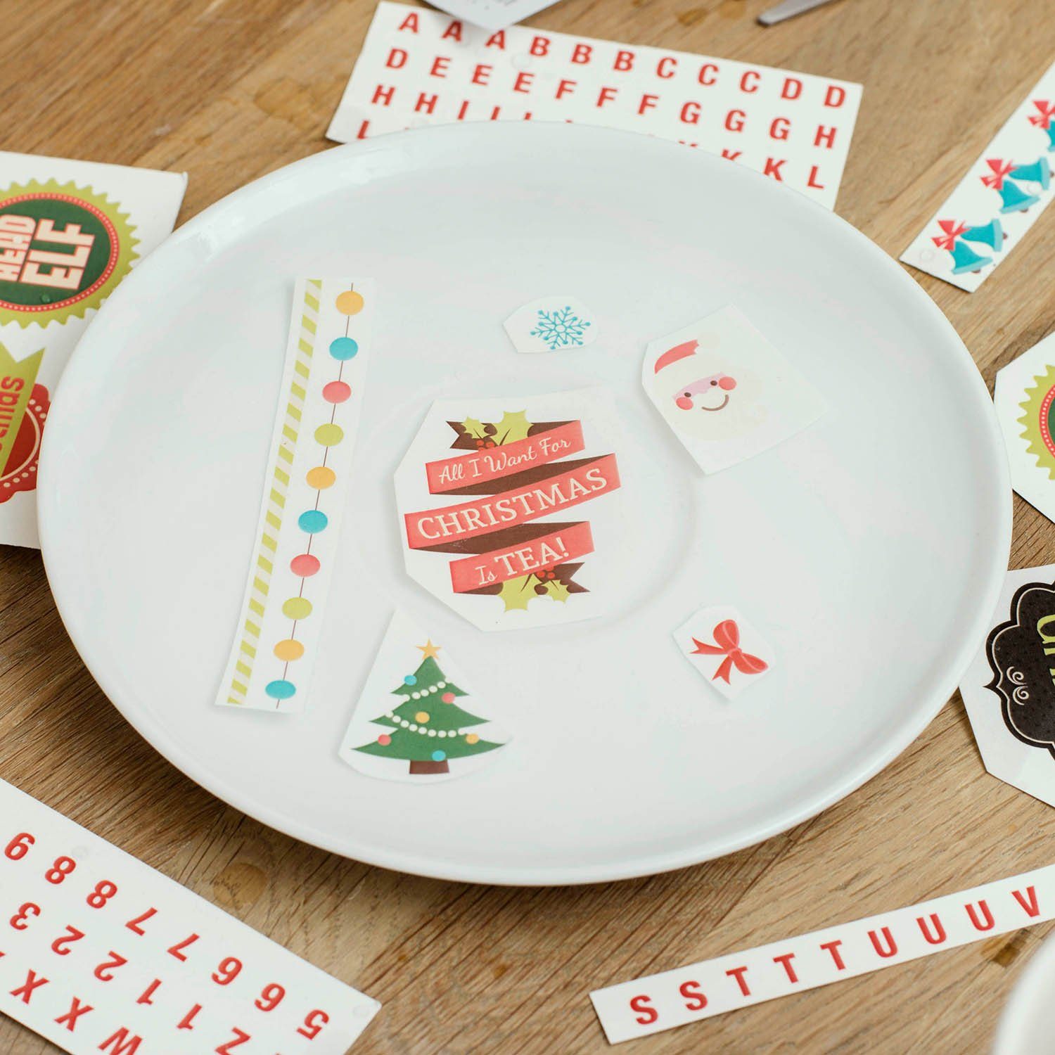 Tasse (inkl. Mug" Sticker), Christmas "Make Keramik, DIY a Thumbs Up Sticker inkl.