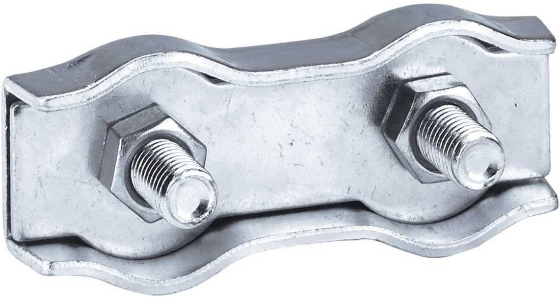 Kerbl Verbindungsklemme Nirosta-Verbinder F. Elektro- Seil 8mm, 10 Stück, 1-tlg.