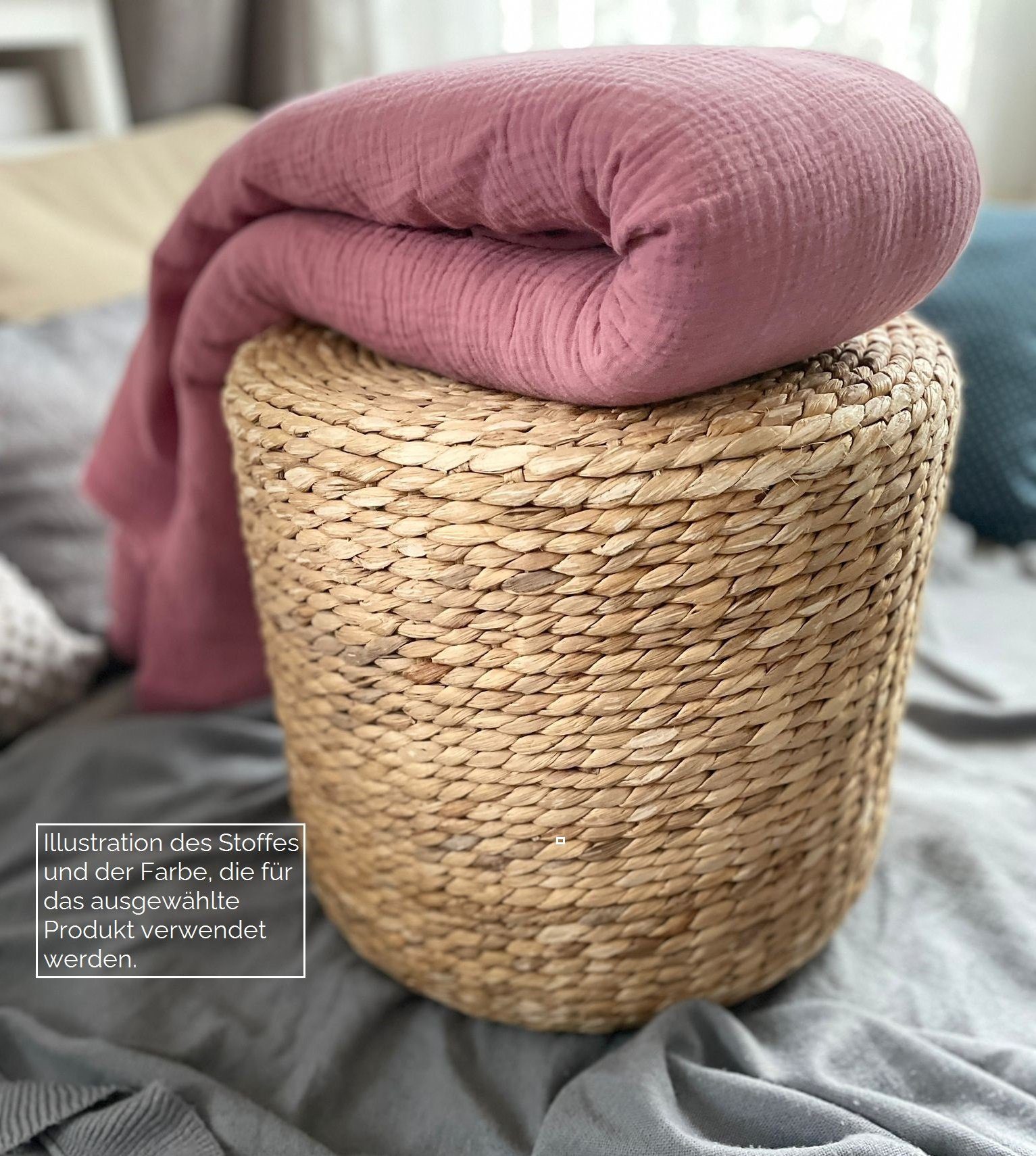 Babydecke MUSSELIN Wickeldecke MIT KAPUZE 100% Baumwolle Kühlende Sommerdecke, Loolay, 95x95 o. 120x120 cm, 100% Europäische Stoffe und Kleinserien-Nähen!