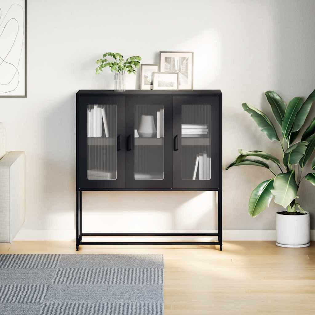 vidaXL Sideboard Sideboard Anthrazit 100,5x39x107 cm günstig online kaufen