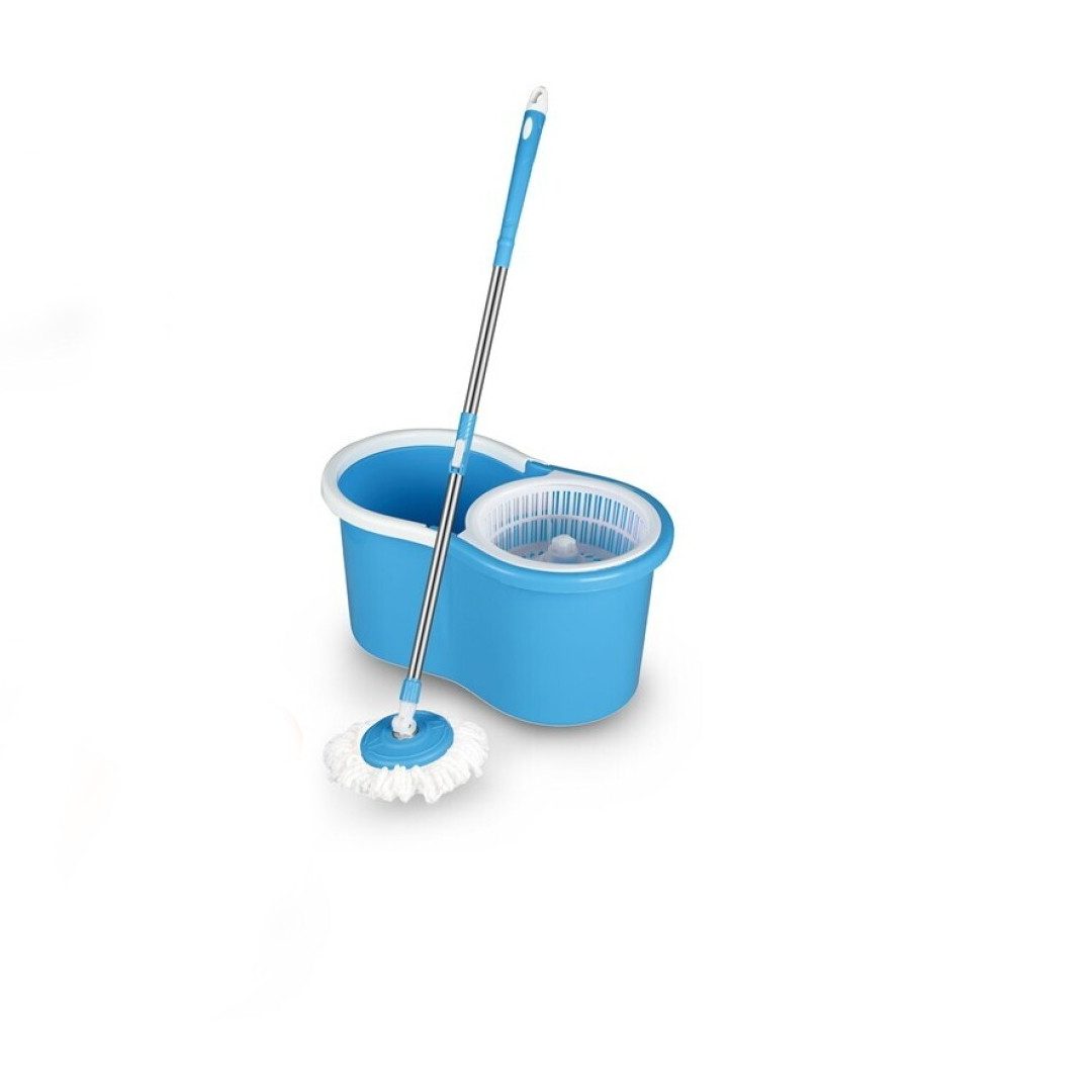 Wischmopp Power Wischmop Filtersystem Mops Set Wischen Eimer Boden Mopp 360°