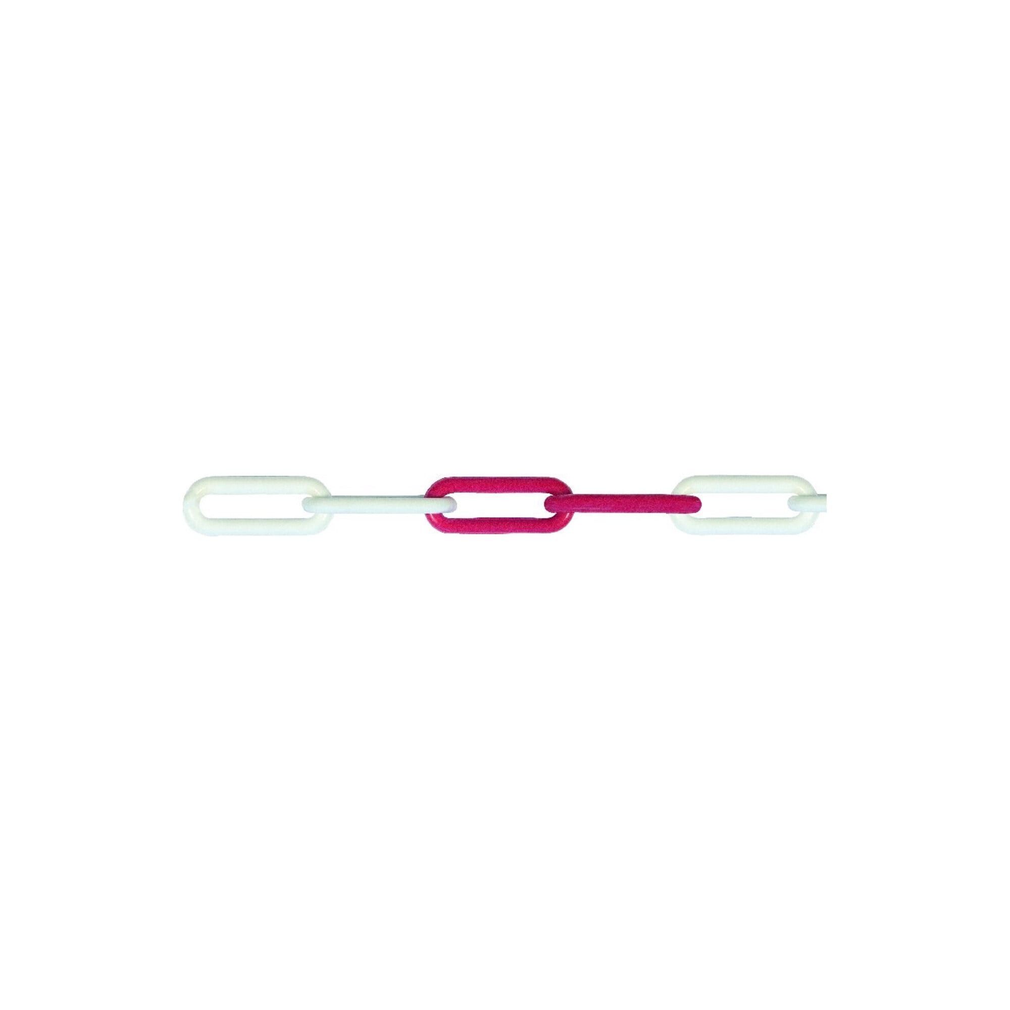 Contorion Versandkarton PÖSAMO Kunststoffk. Polypropylen rot-weiß 6,0 Bundw.50m 50 Stk