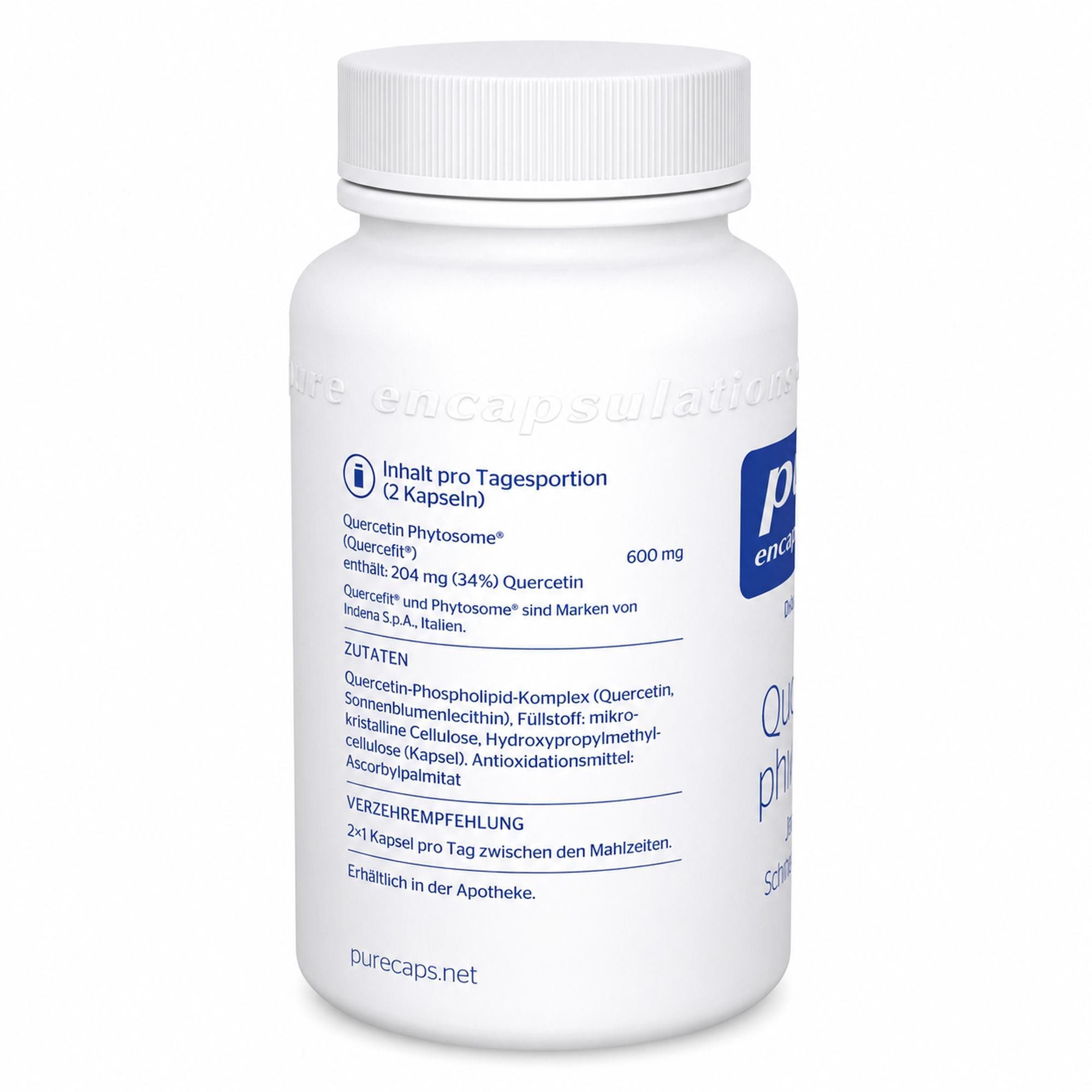 pro medico GmbH PURE ENCAPSULATIONS Quercetin phytosorb Kapseln Kapseln