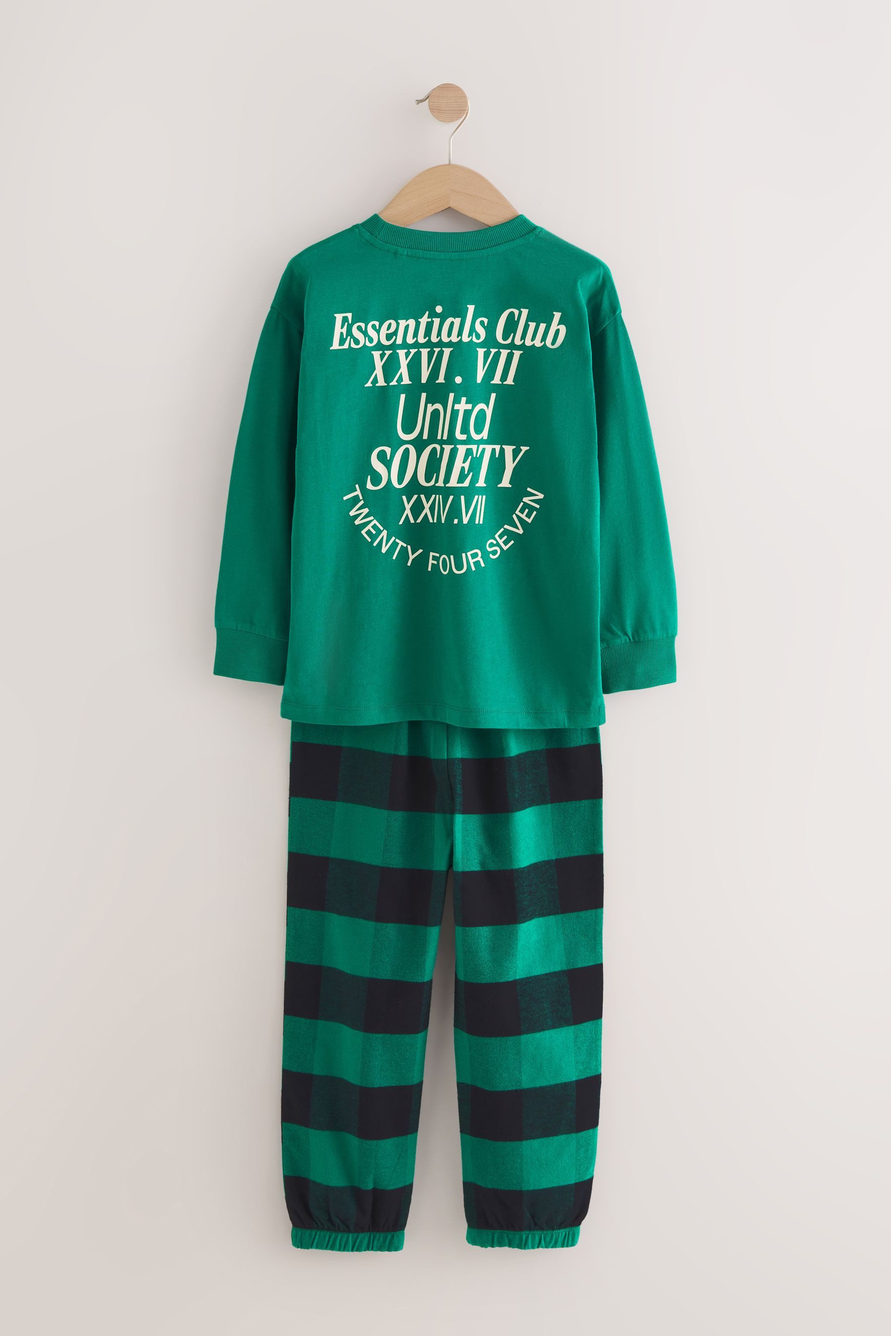 Next Pyjama Karierte Pyjamas aus Webstoff günstig online kaufen