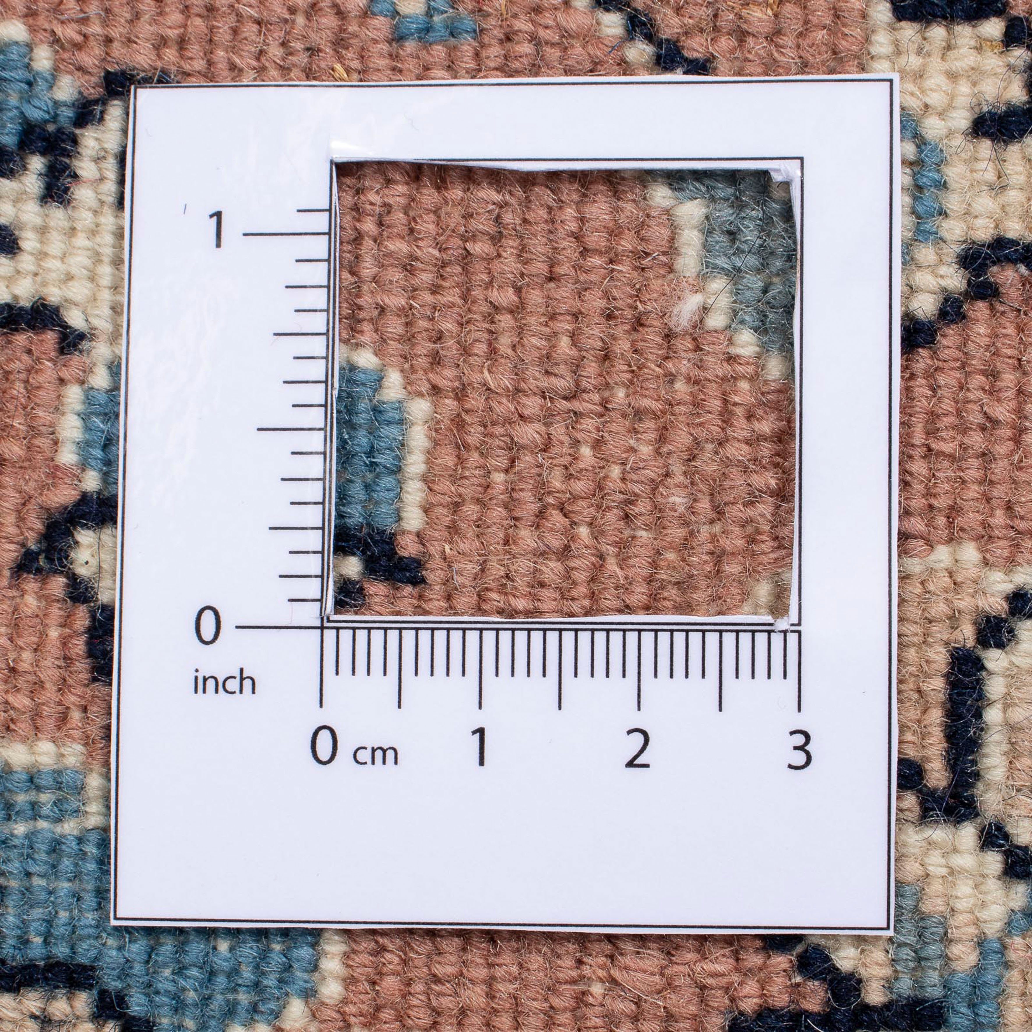 rechteckig, Einzelstück Classic - mit cm 310 morgenland, 195 Höhe: Perser - x Handgeknüpft, Zertifikat 10 beige, Wohnzimmer, - mm, Orientteppich