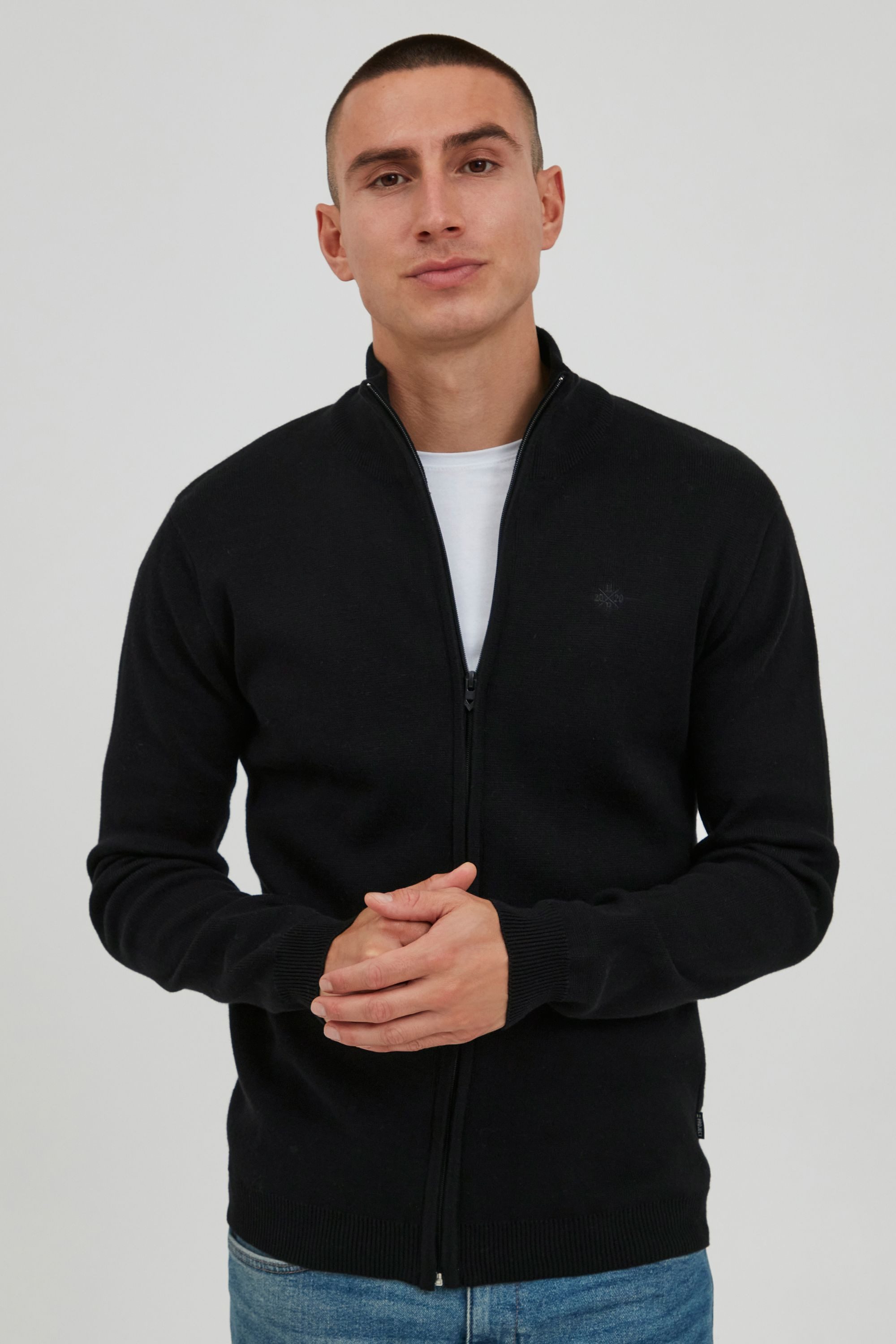 11 Project Strickjacke PRSandor Feinstrick Zip-Jacke günstig online kaufen