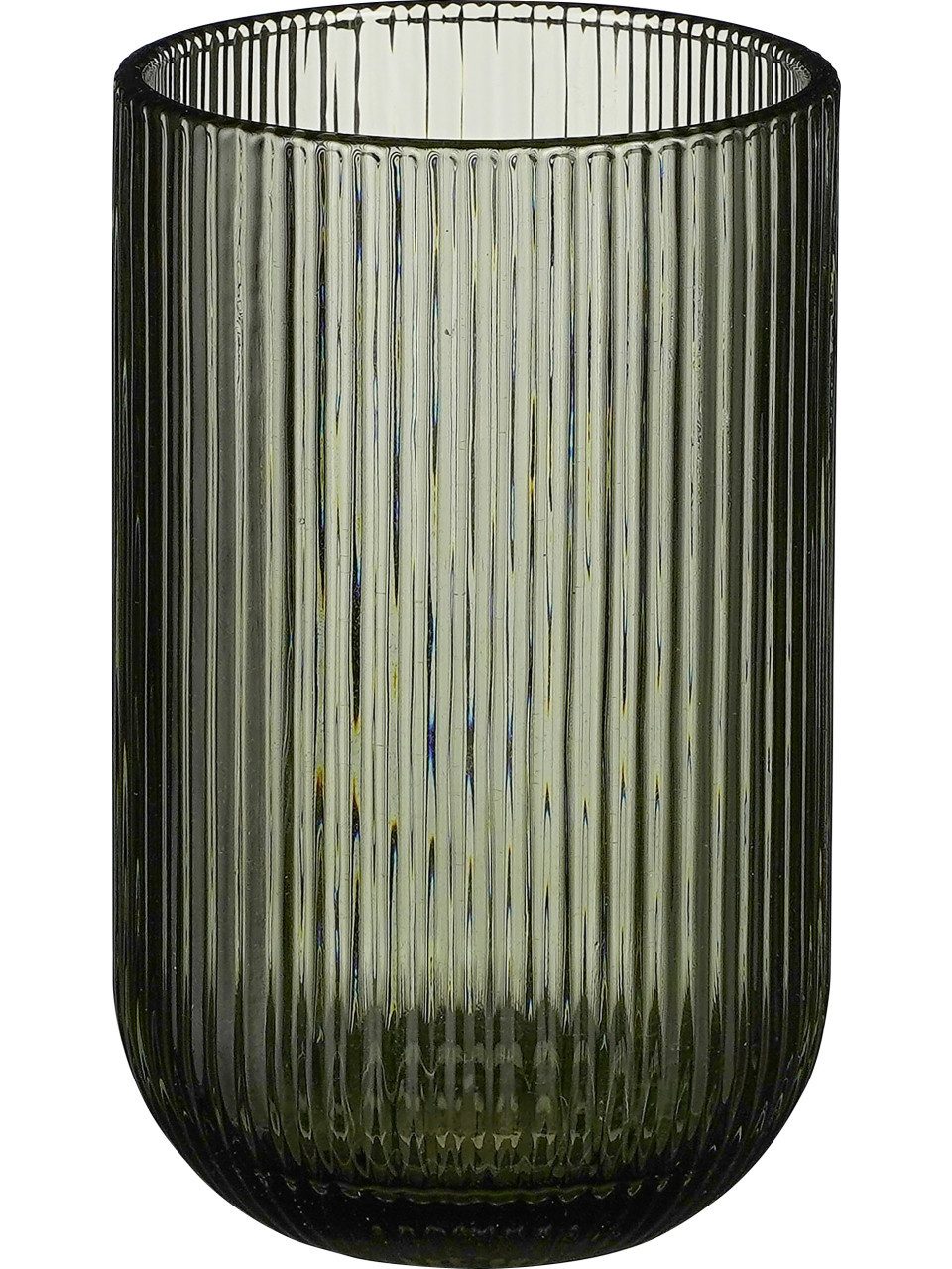 Mica Decorations Glas Mica Merlot Trinkglas grau 13 x Ø 8 cm, Glas