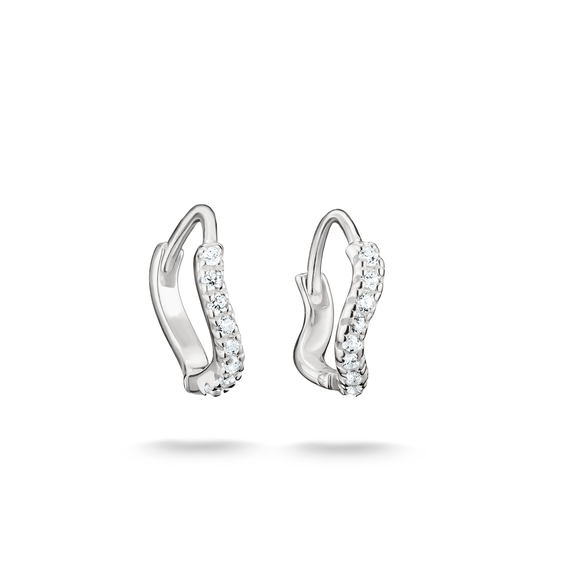 THOMAS SABO Paar Creolen Silber, mit Zirkonia (synth)
